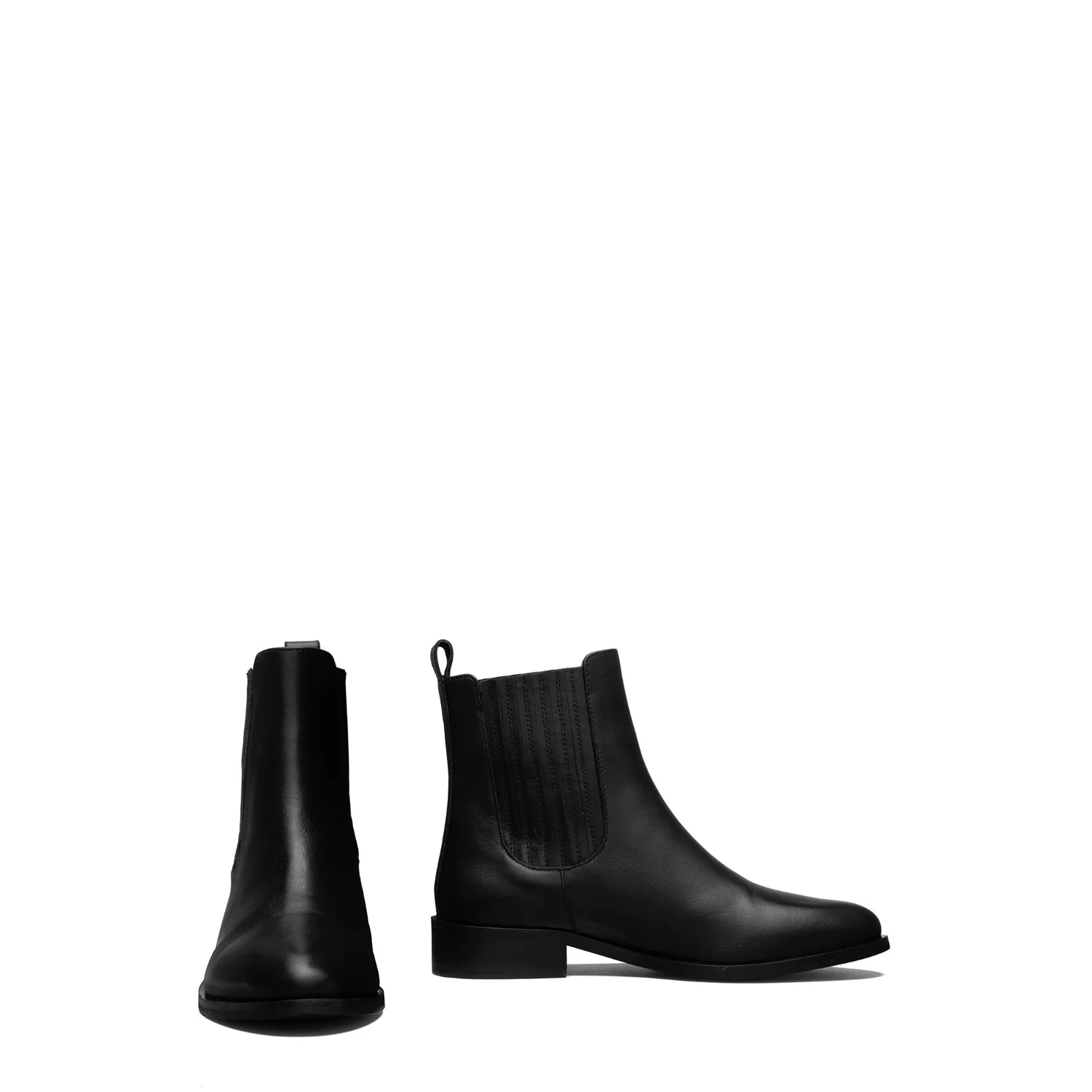 Isabel Bernard Vendôme Chey Schwarze Chelsea Boots aus Kalbsleder IB53012-001-42 - Image 6