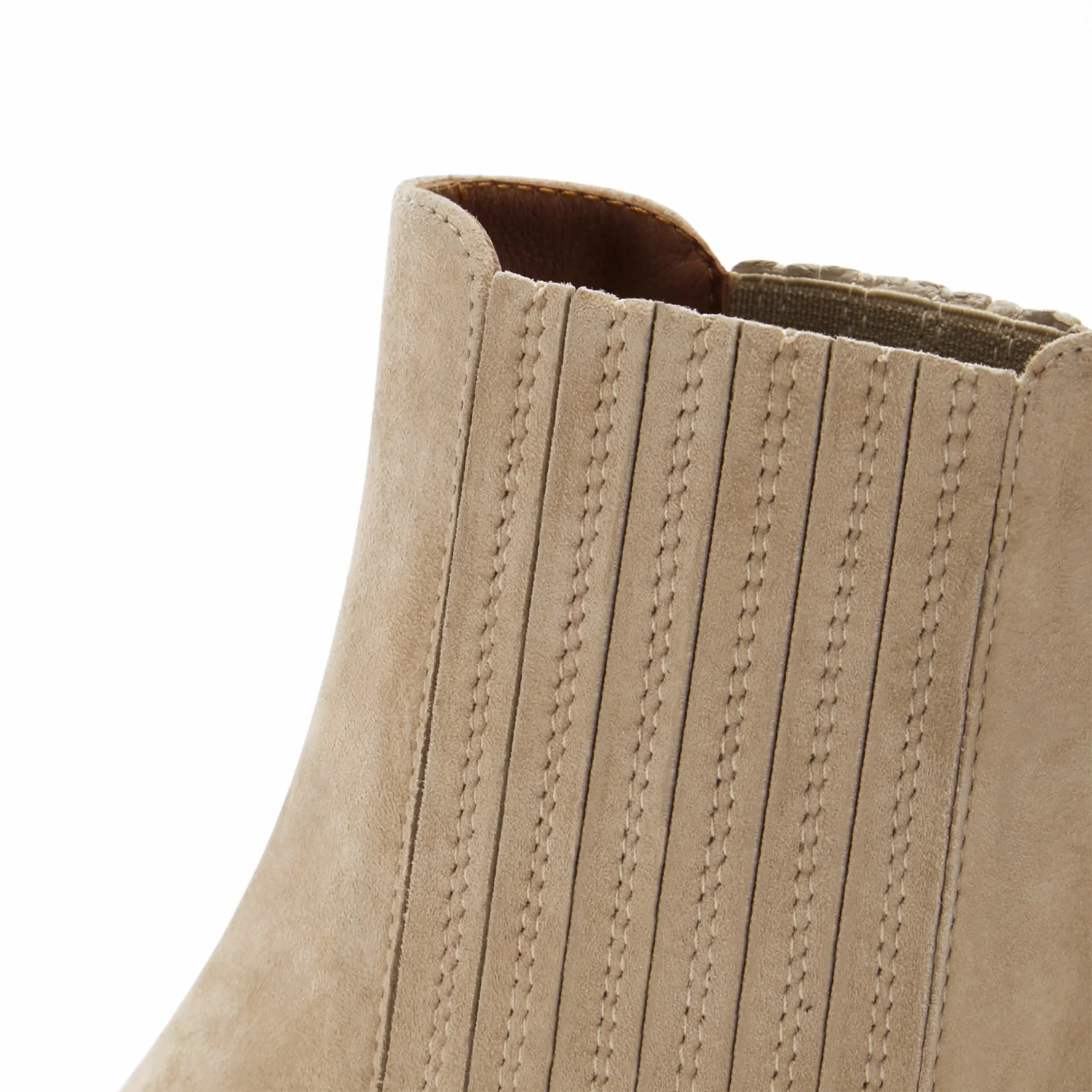 Isabel Bernard Vendôme Chey Beige Suede Chelsea Stiefel IB53000SS-174-37 - Image 8
