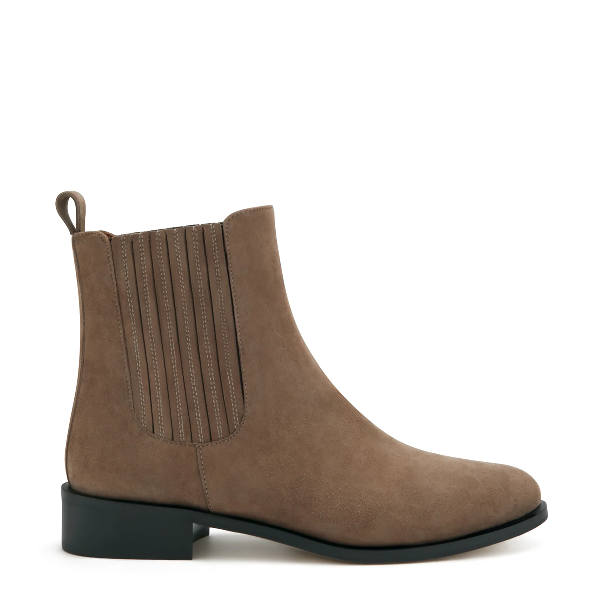Isabel Bernard Vendôme Chey Taupe Suede Chelsea Stiefel IB53000SS-178-36 - Image 4