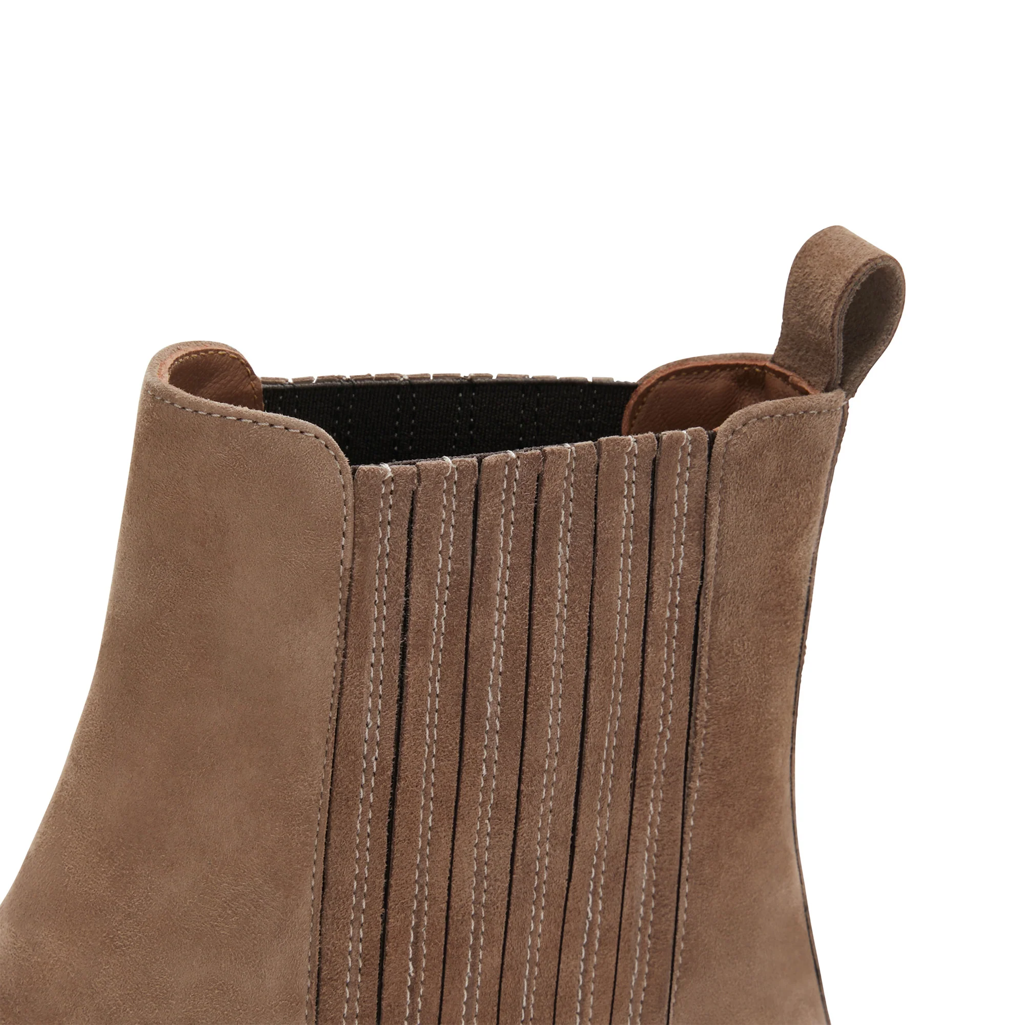 Isabel Bernard Vendôme Chey Taupe Suede Chelsea Stiefel IB53000SS-178-36 - Image 9