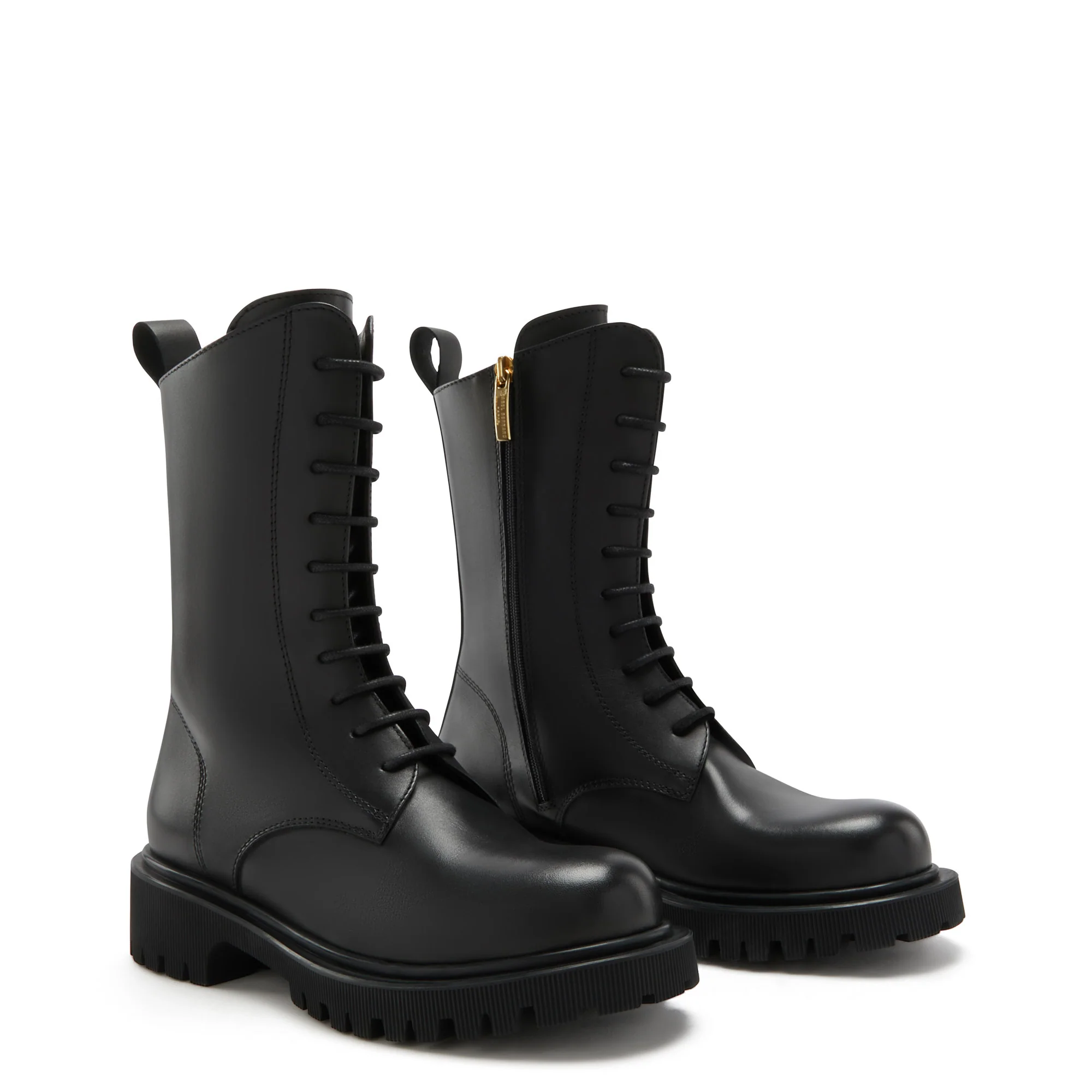 Isabel Bernard Vendôme Myrthe Schwarz Kalbsleder Lace-up Stiefel IB53008-01-36 - Image 6