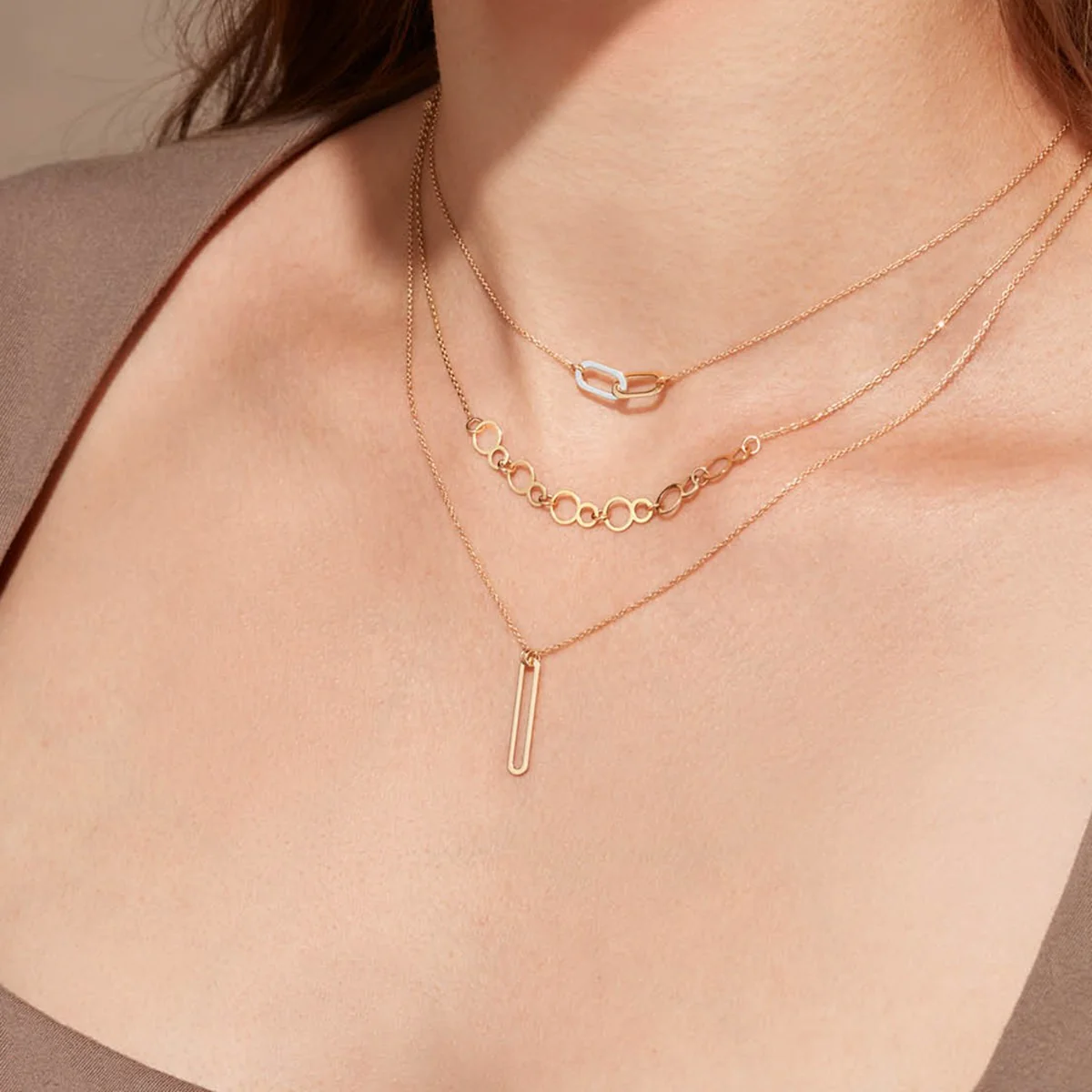 Jackie Gold Cannaregio 14 Karat Gold Necklace JKN24.482 - Image 2