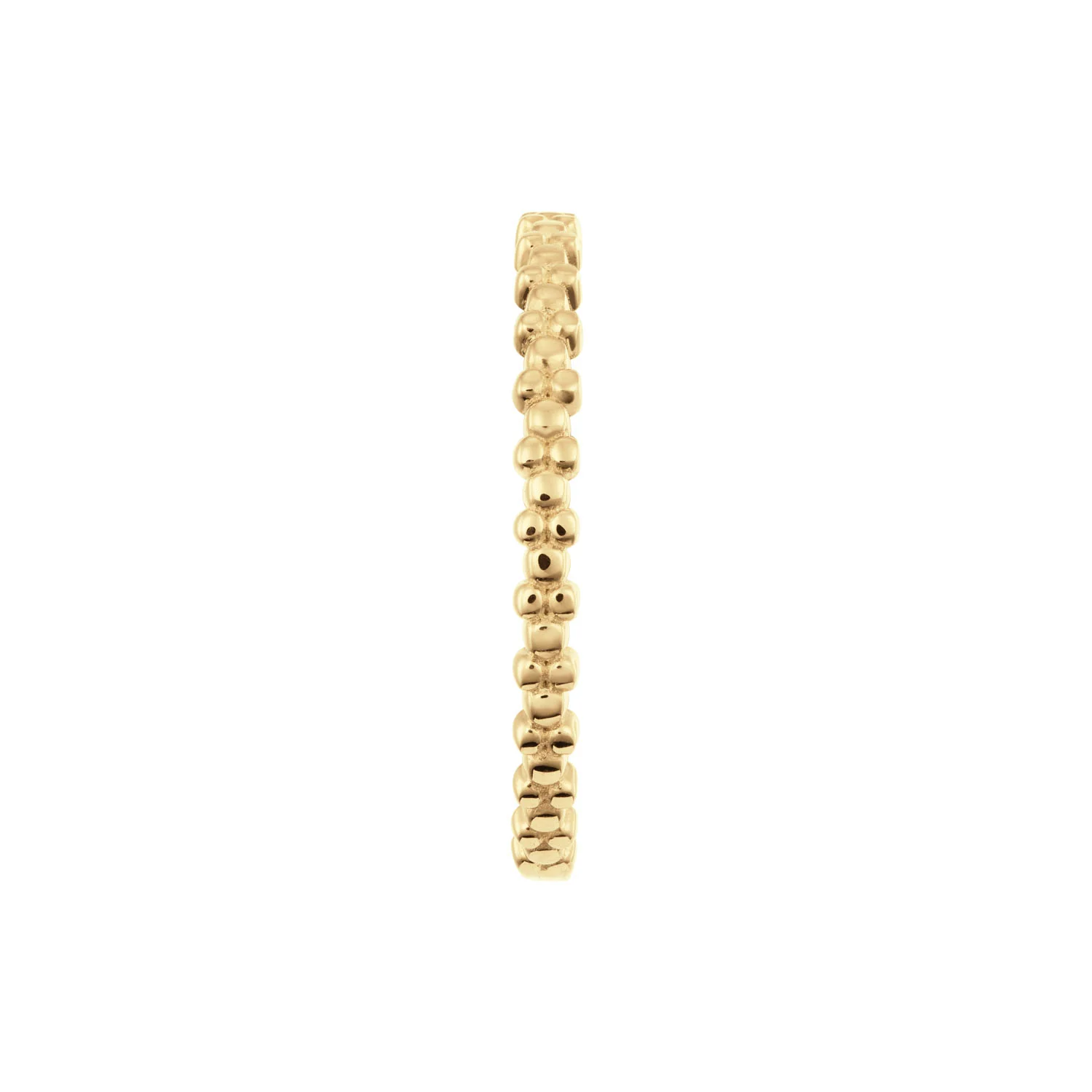 Jackie Gold Caviar Ring Aus 14 Karat Gold 585 JKR25.526-52 - Image 3