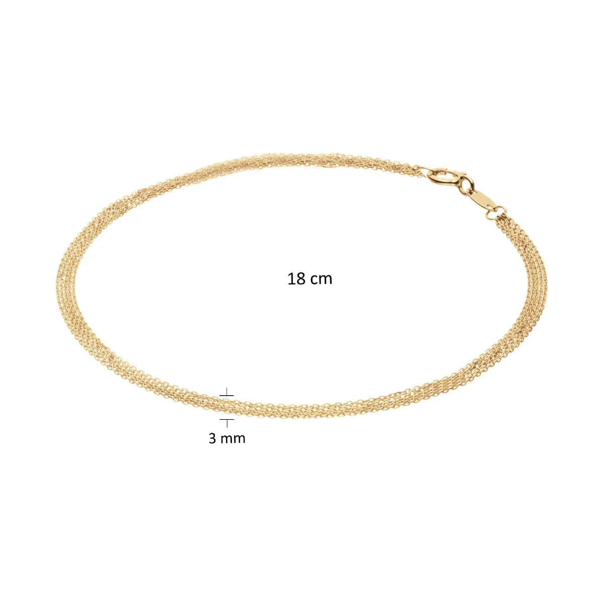 Jackie Gold damen Armband 585 Gold JKB24.412 - Image 4