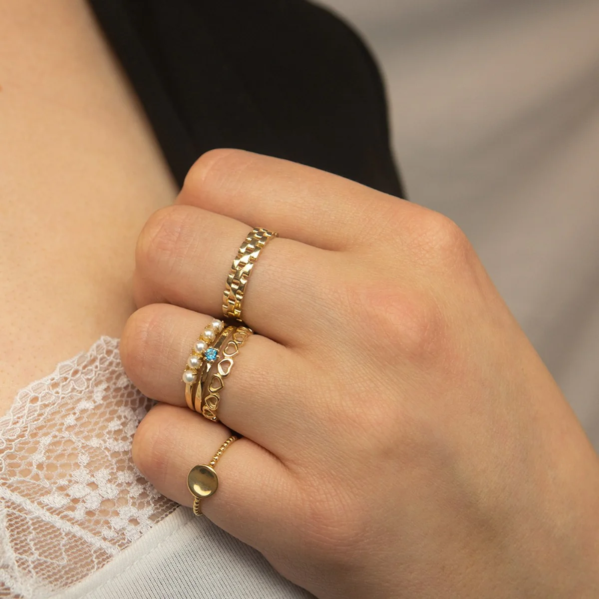 Jackie Gold damen Ring 585 Gold JKR23.312.56 - Image 2