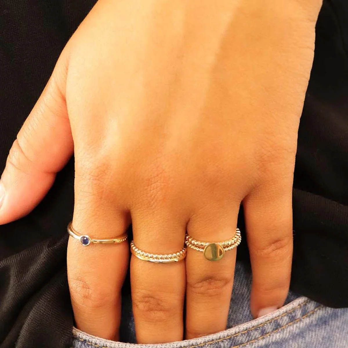 Jackie Gold 14K Golden Ring JKR22.218.52 - Image 2