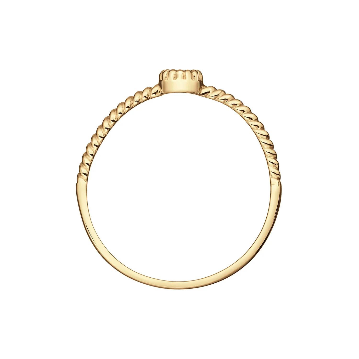 Jackie Gold Grimaldi Ring Aus 14 Karat Gold 585 JKR25.511-54 - Image 2