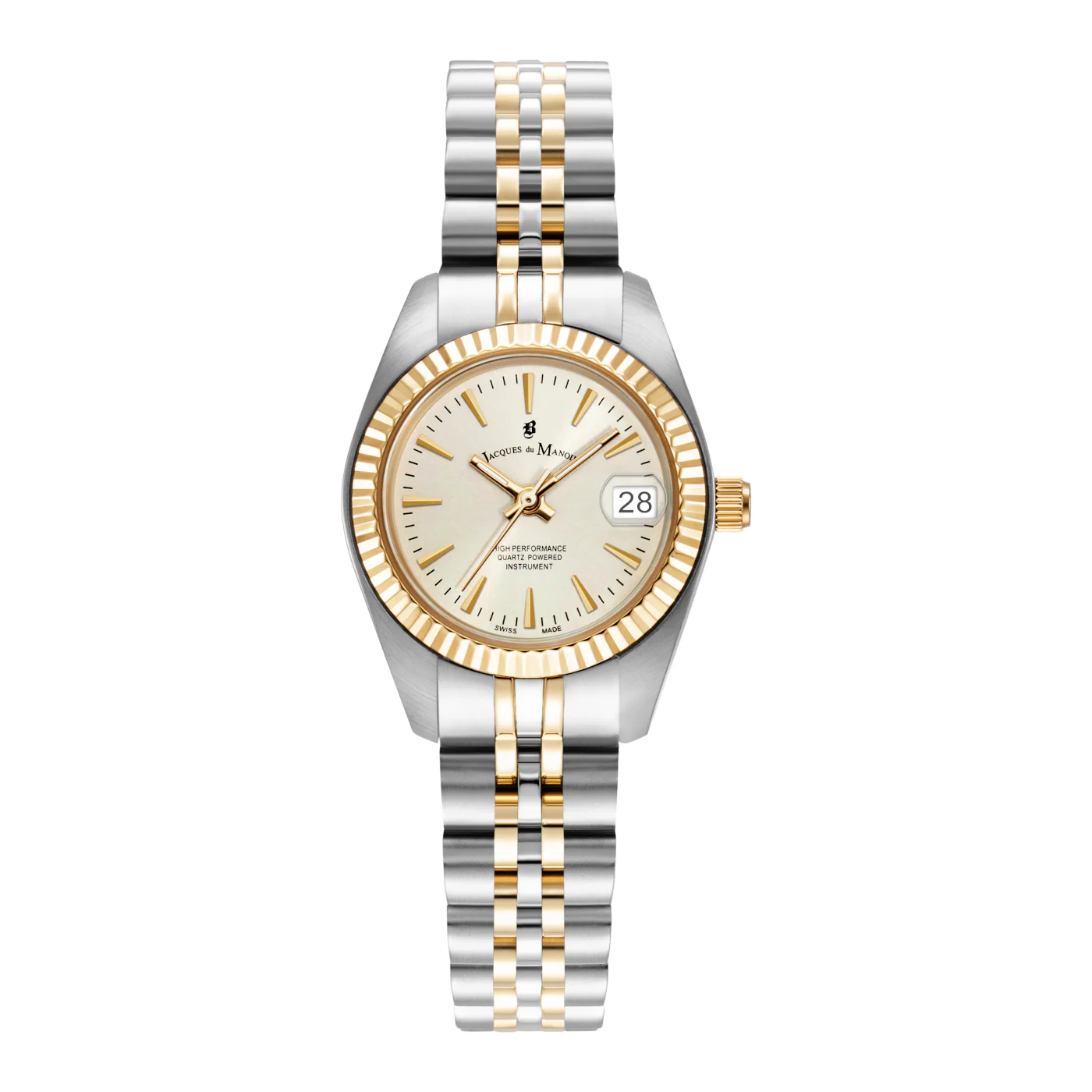 Jacques du Manoir Inspiration Classic damen Uhr Gold/Silber JWL02102
