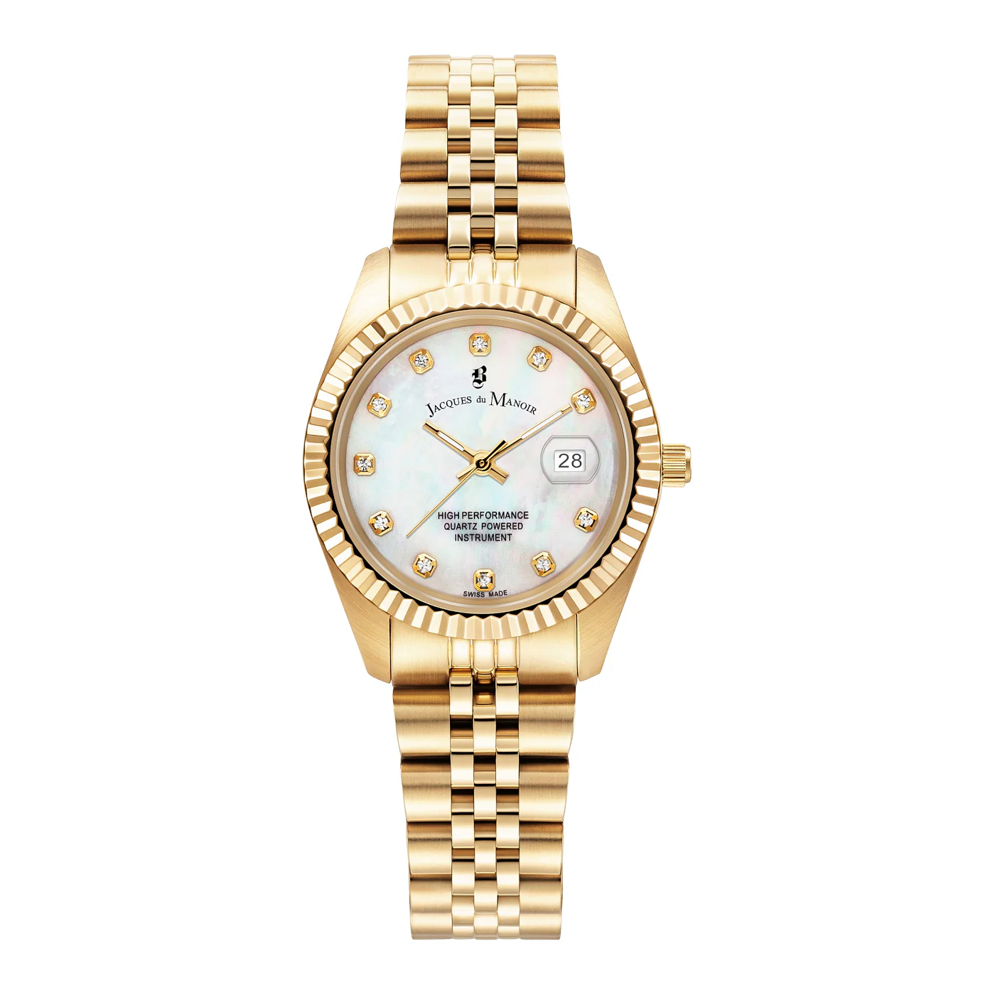 Jacques du Manoir Inspiration damen Uhr Gold JWL01203