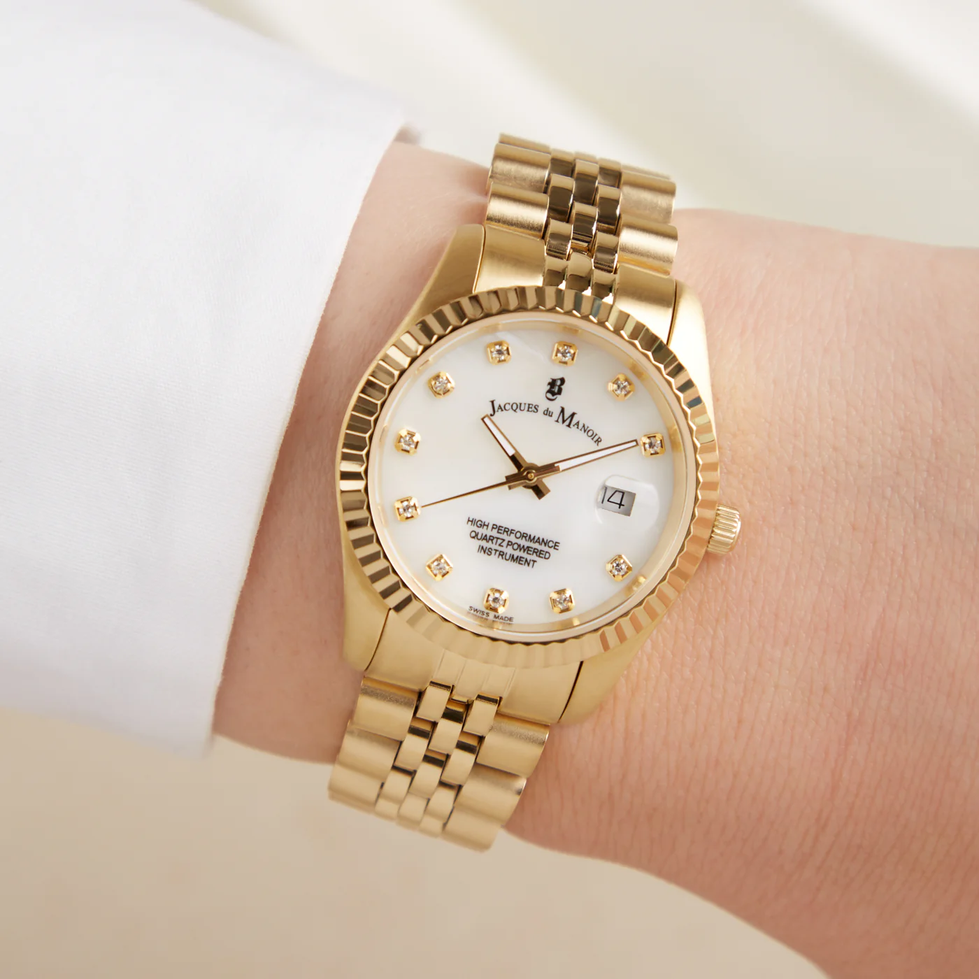 Jacques du Manoir Inspiration damen Uhr Gold JWL01203 - Image 2