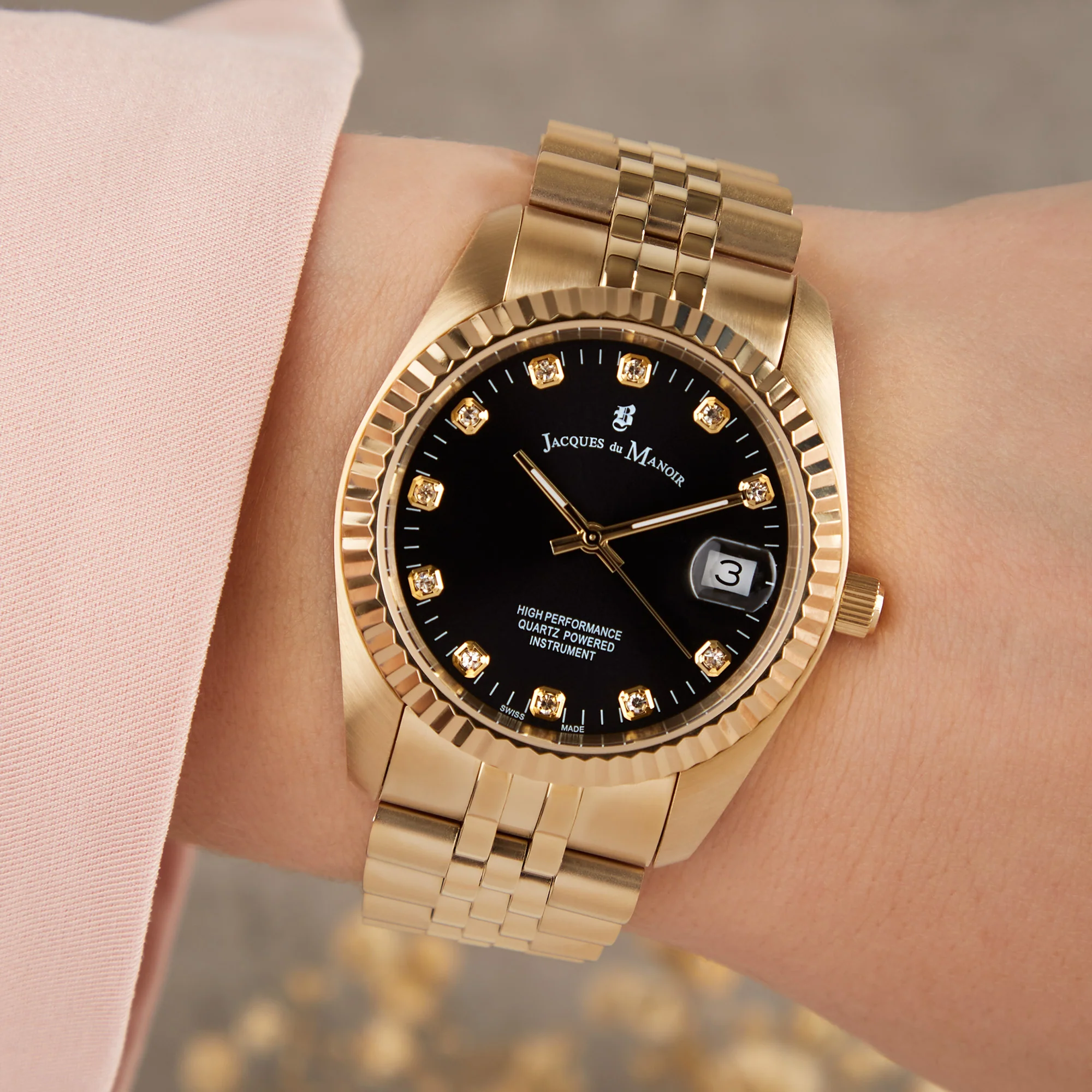 Jacques du Manoir Inspiration damen Uhr Gold NRO.21 - Image 2