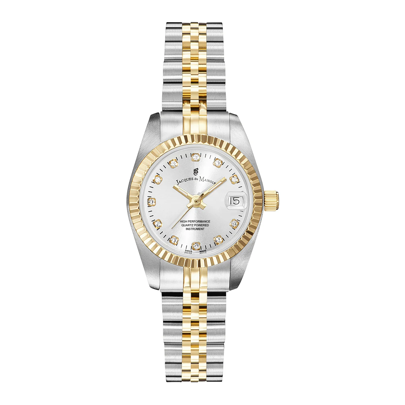 Jacques du Manoir Inspiration damen Uhr Gold/Silber NRO.08