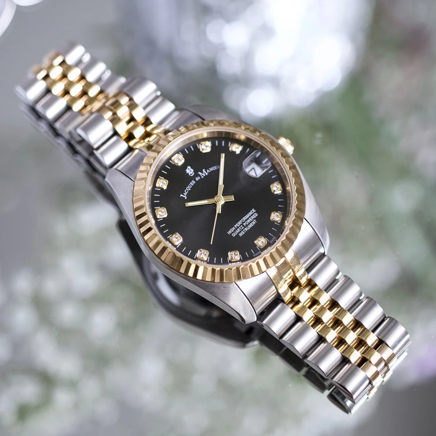 Jacques du Manoir Inspiration damen Uhr Gold/Silber NRO.19 - Image 5