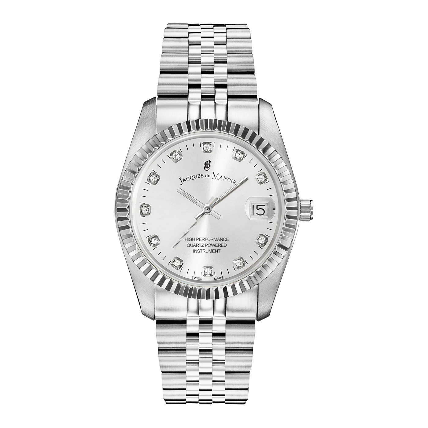 Jacques du Manoir Inspiration damen Uhr Silber NRO.01