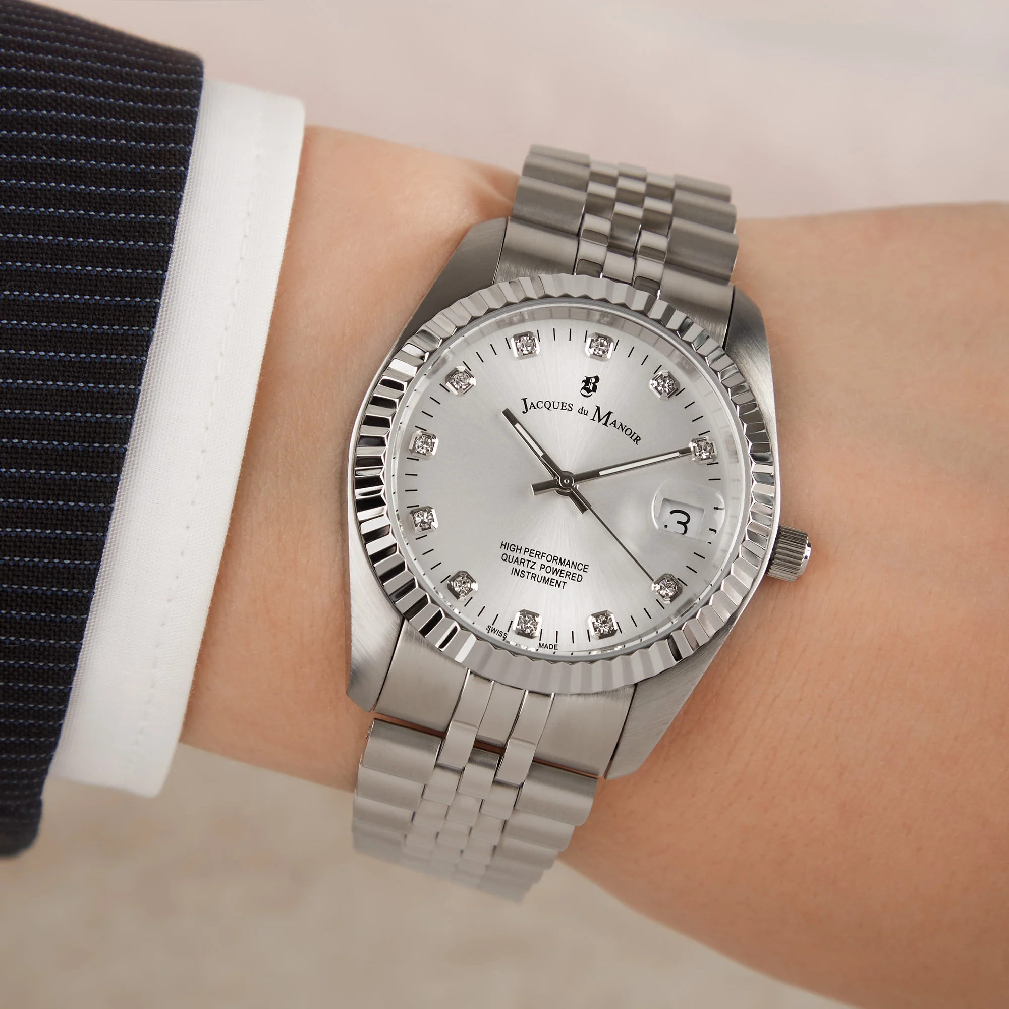 Jacques du Manoir Inspiration damen Uhr Silber NRO.01 - Image 2