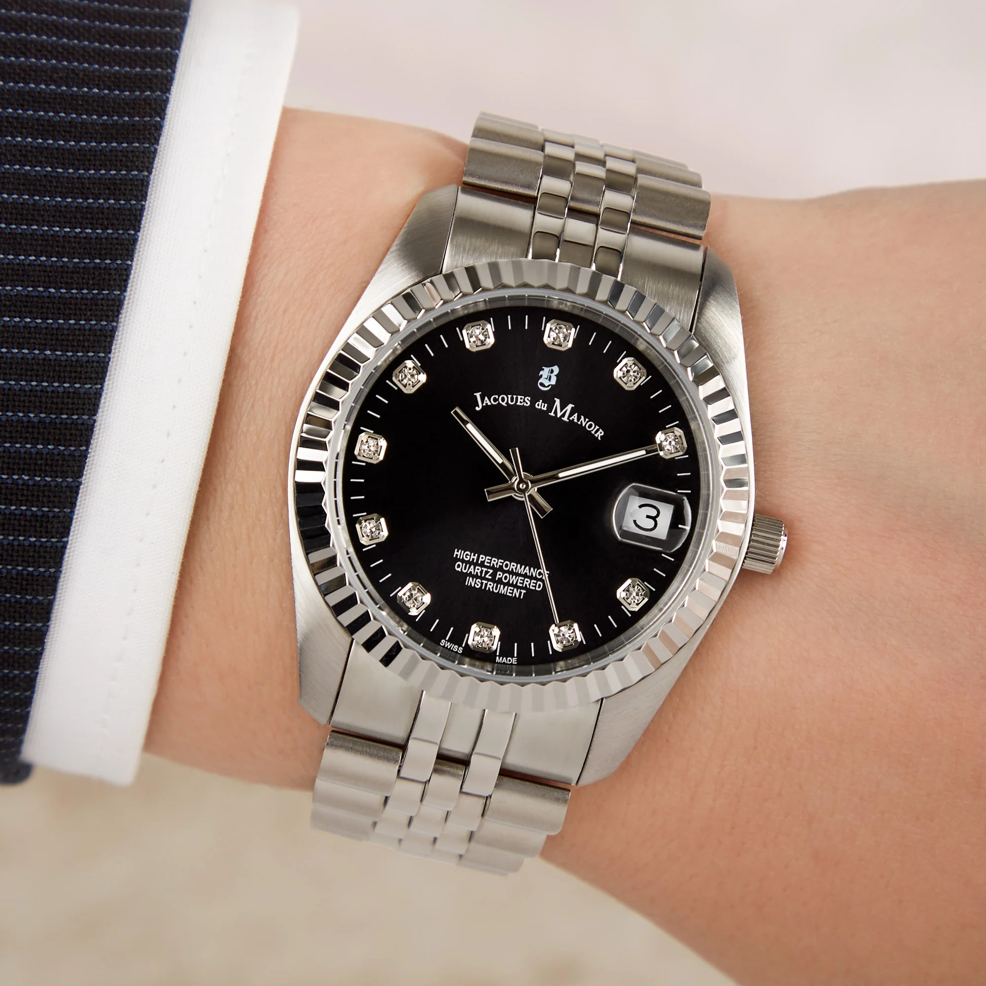 Jacques du Manoir Inspiration damen Uhr Silber NRO.05 - Image 2