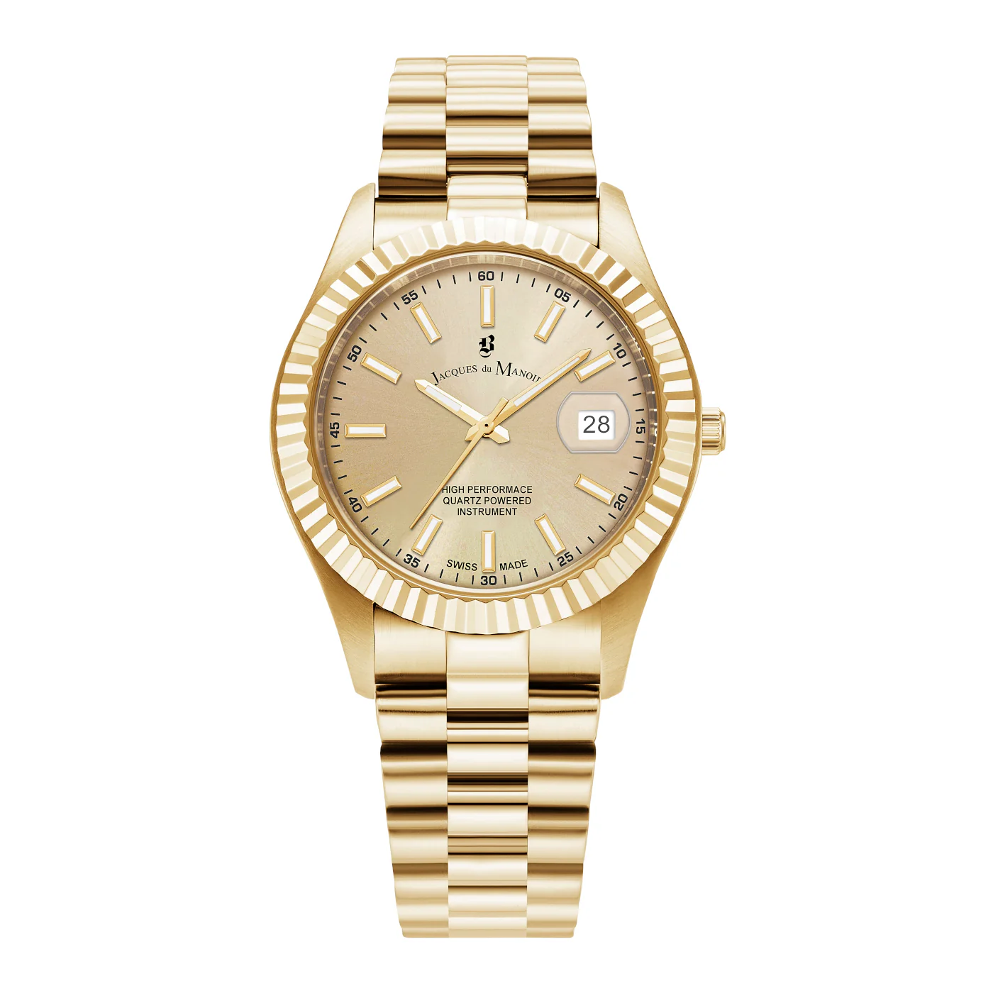 Jacques du Manoir Inspiration herren Uhr Gold JWG03002