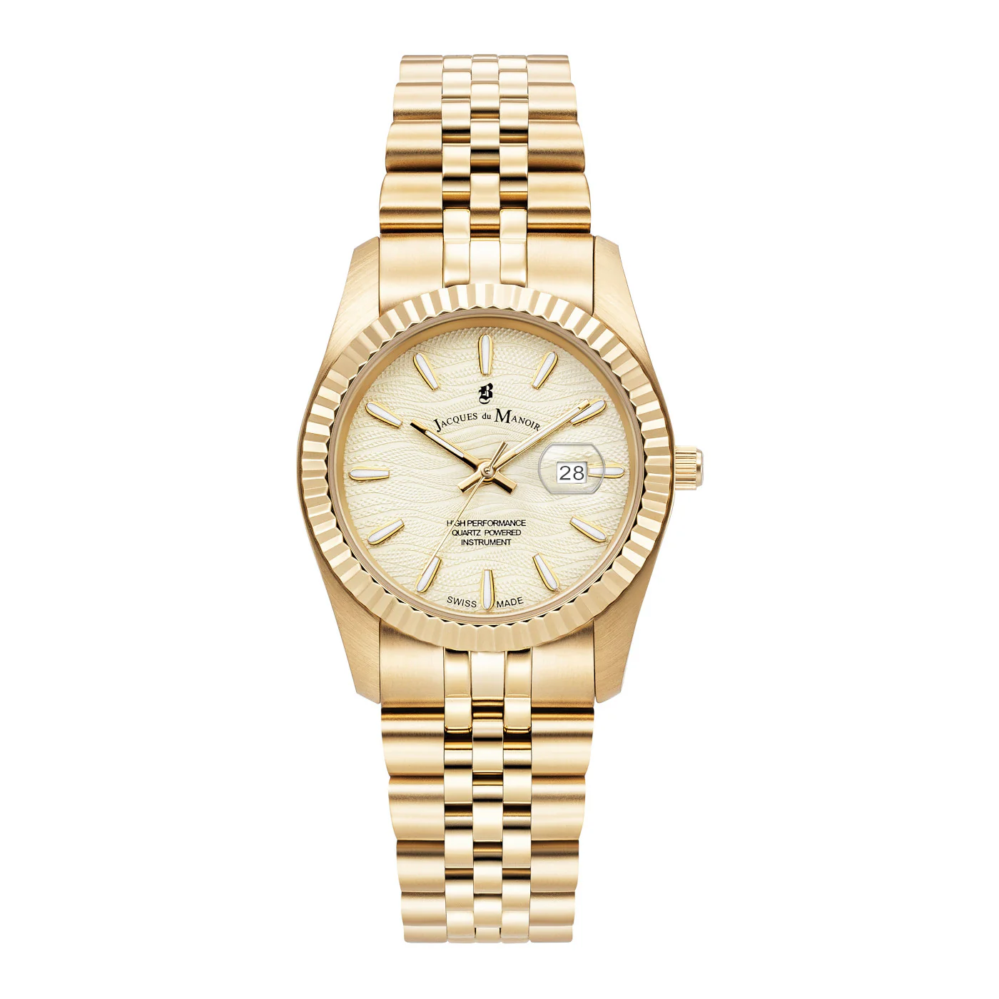 Jacques du Manoir Inspiration Prestige damen Uhr Gold JWL01804
