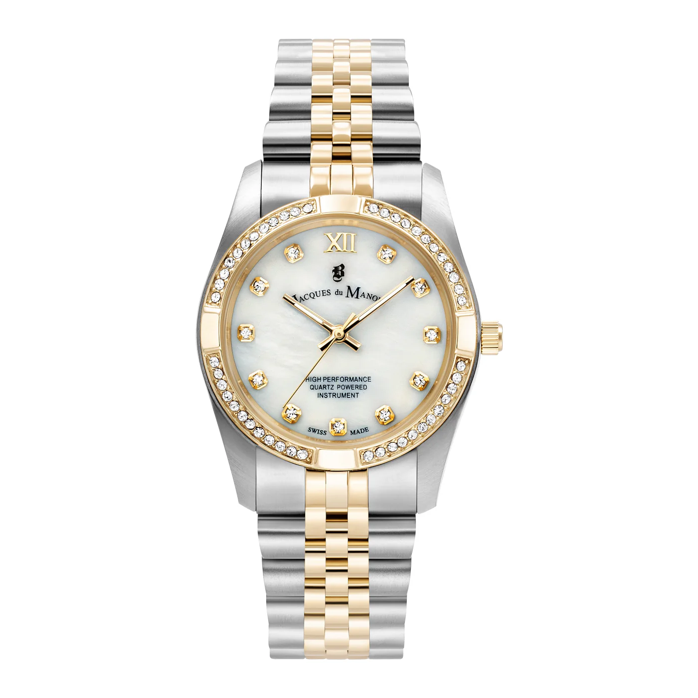 Jacques du Manoir Inspiration Prestige damen Uhr Gold/Silber JWL02002