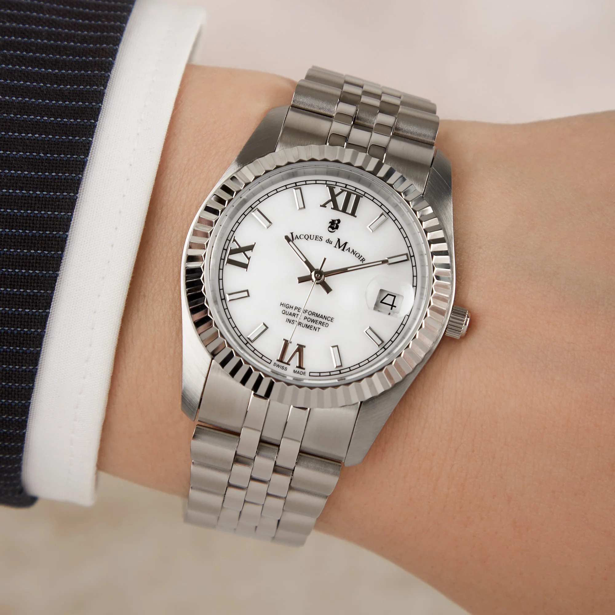 Jacques du Manoir Inspiration Prestige damen Uhr Silber JWL01301 - Image 2