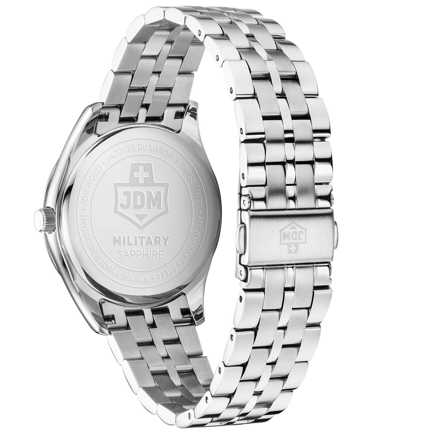 JDM Military Interlaken Gents Black Sunray Men's Watch JDM-WG023-03 - Image 3