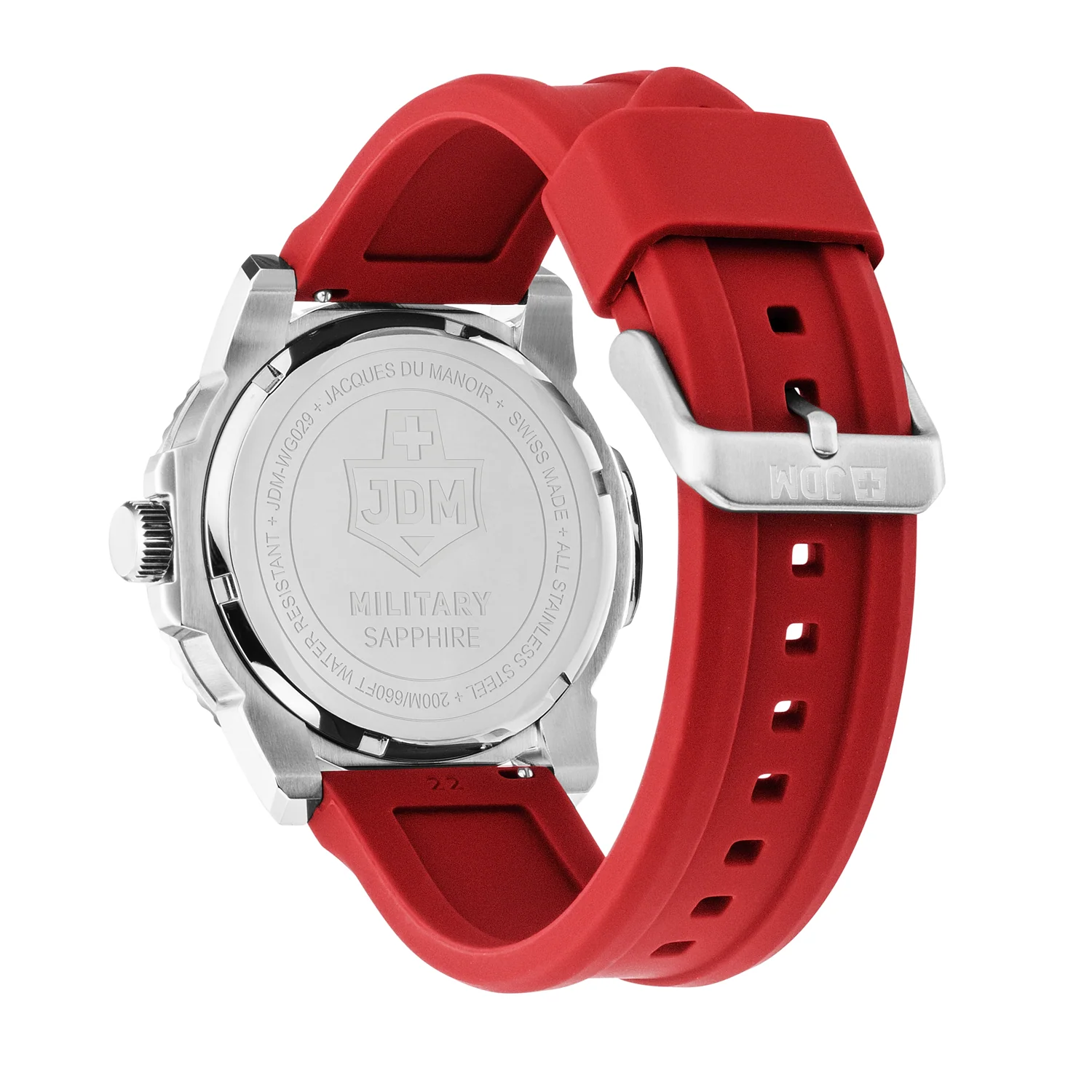 JDM Military Mike Plus Blue Sunray Men's Watch JDM-WG029-02 - Image 3