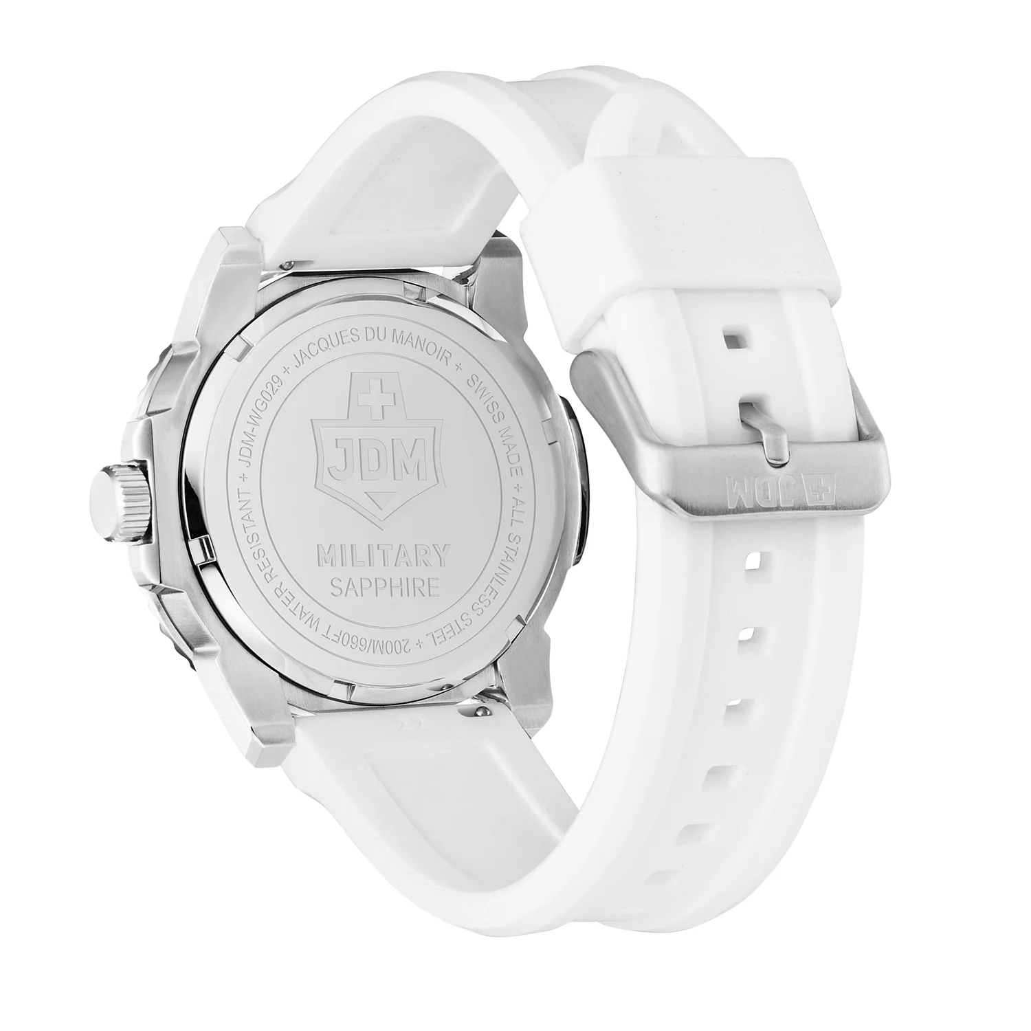 JDM Military Mike Plus Blue Sunray Men's Watch JDM-WG029-02 - Image 4