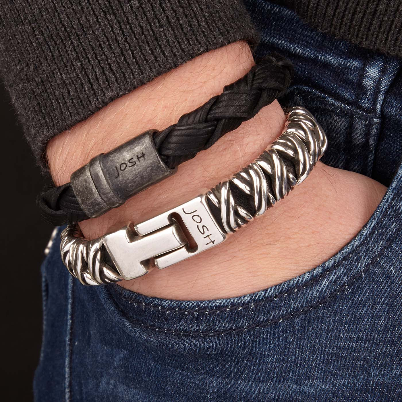 Josh herren Armband Silber 03441-BRA-L - Image 2