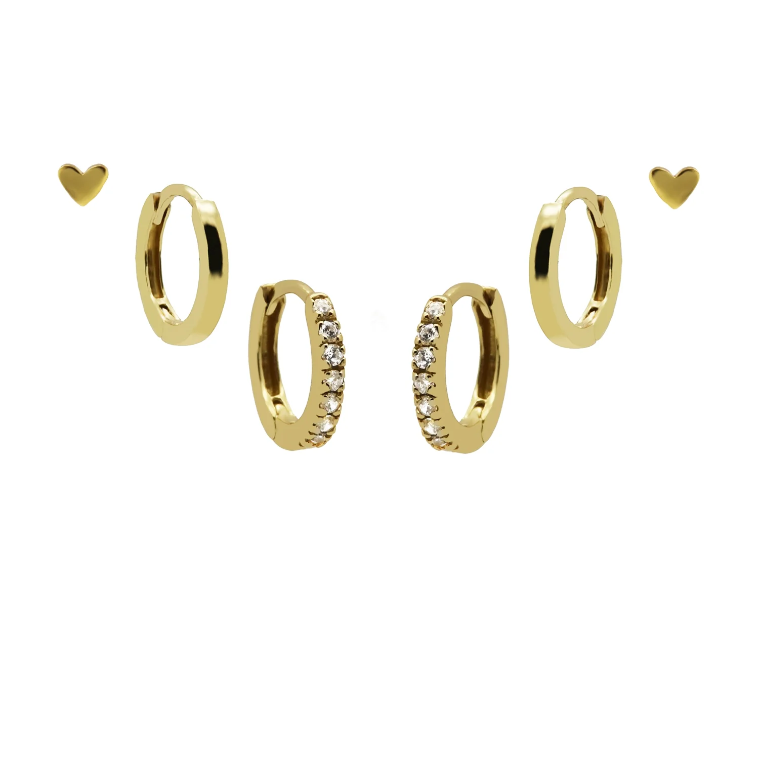 Karma 925 Sterling Silberen Goldfarbene You Rock Earparty EPV01GP - Image 2