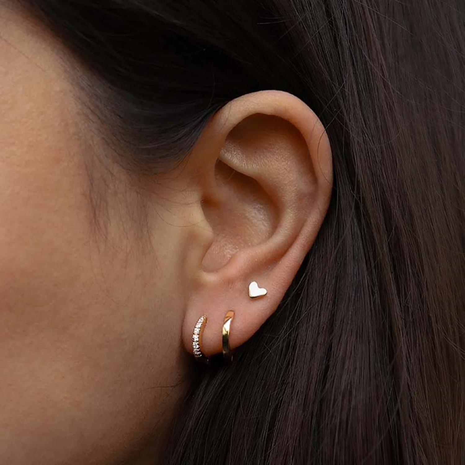 Karma 925 Sterling Silberen Goldfarbene You Rock Earparty EPV01GP - Image 3