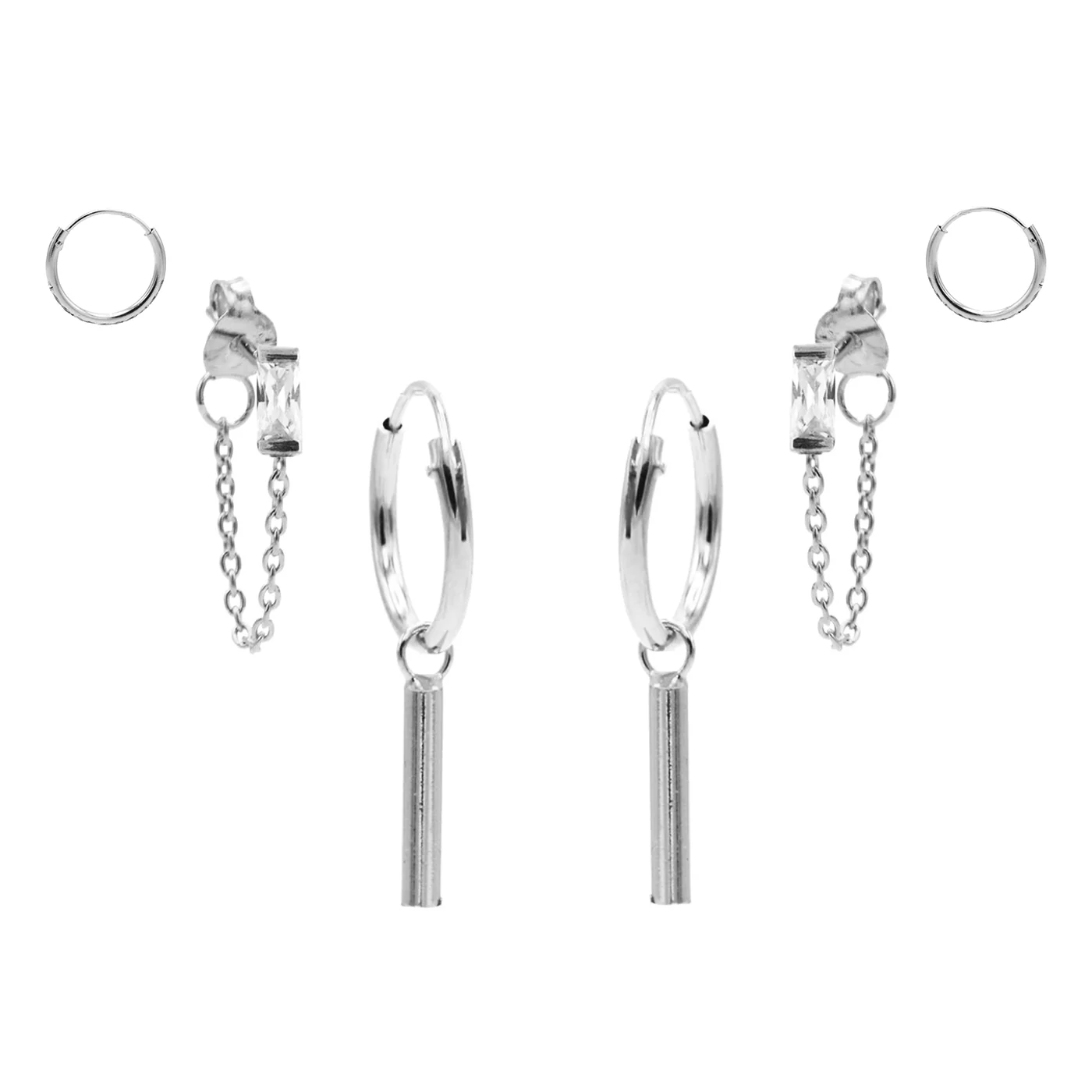Karma damen Earparty Silber EP005S