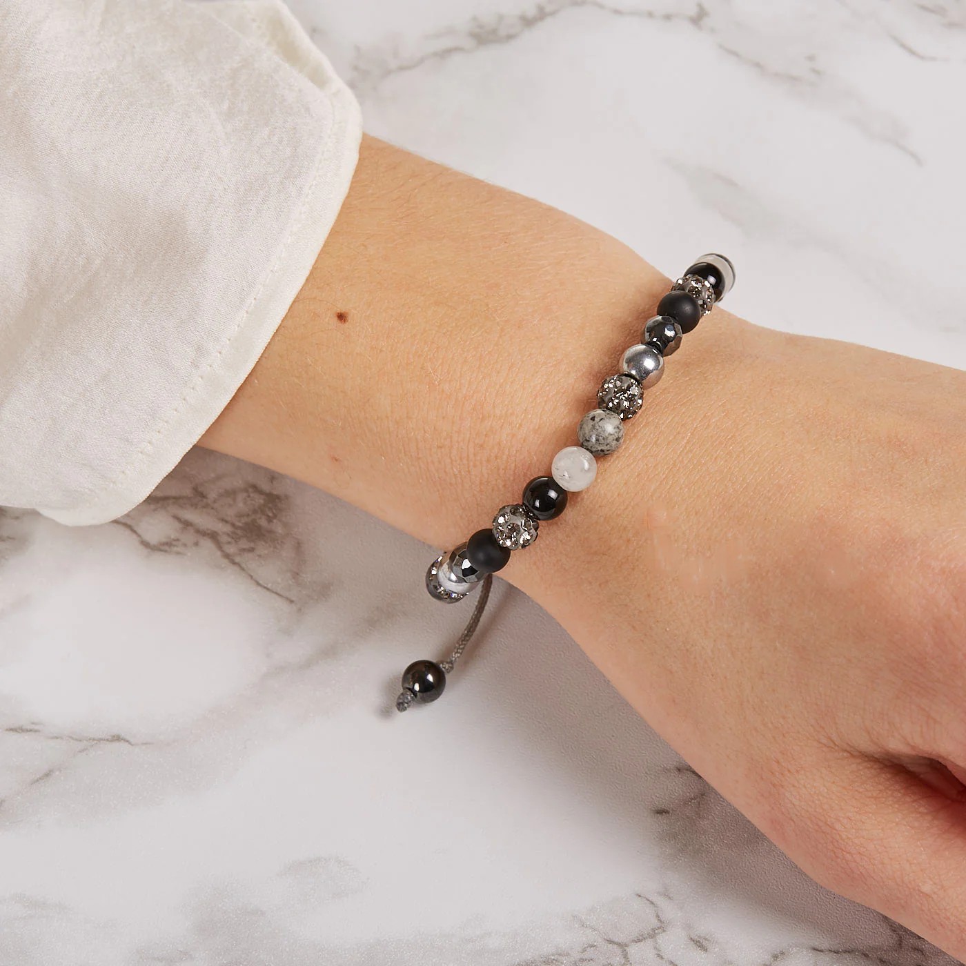 Karma Spiral damen Armband Grau 82946 - Image 2