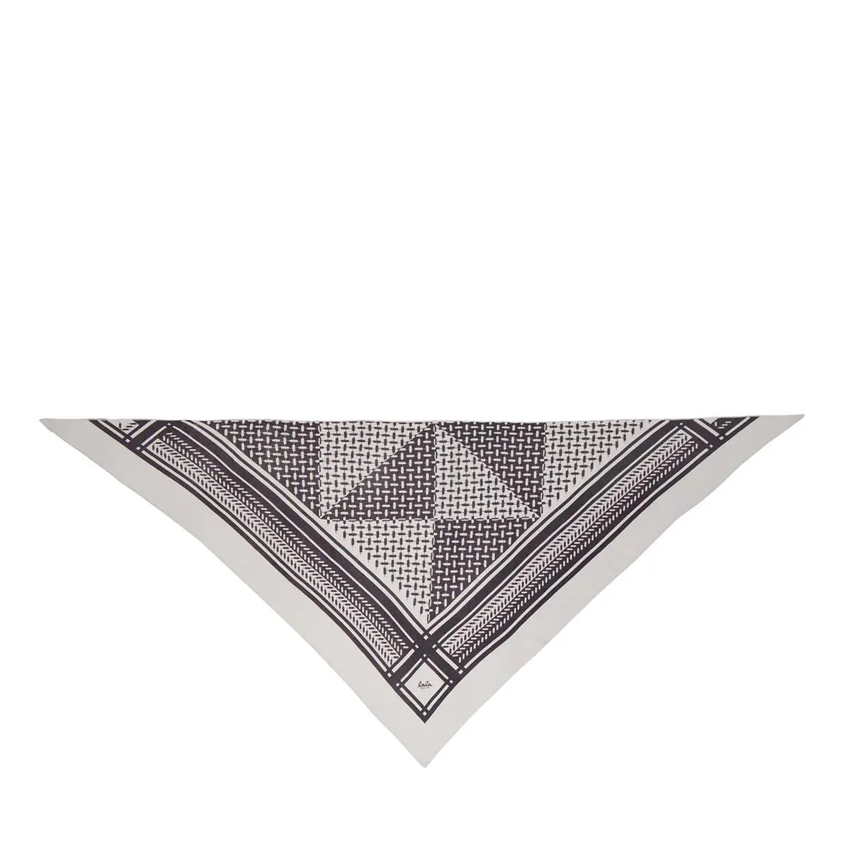 Lala Berlin Black Cashmere Scarf 2001-A0386494