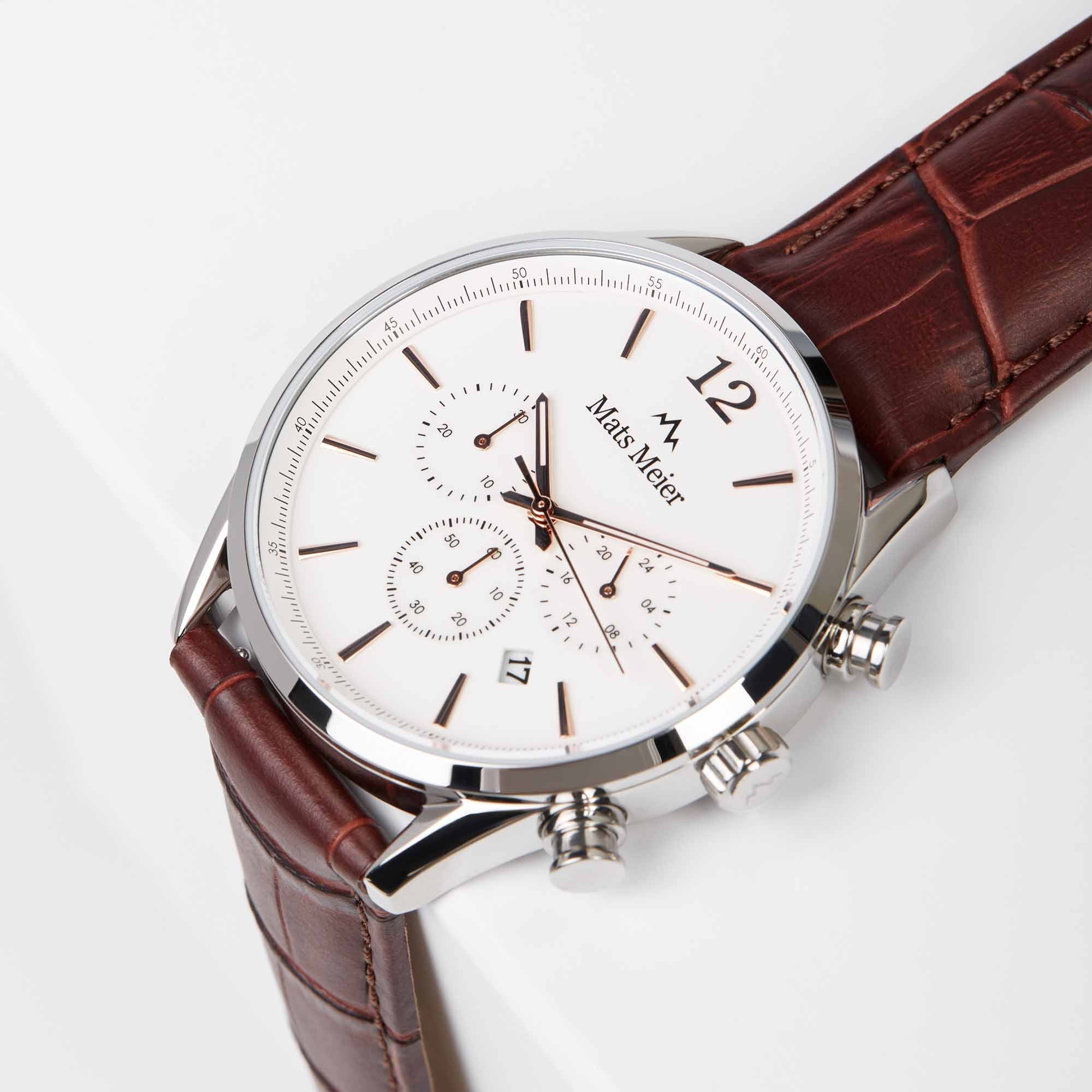 Mats Meier Grand Cornier herren Uhr Braun MM00105 - Image 8