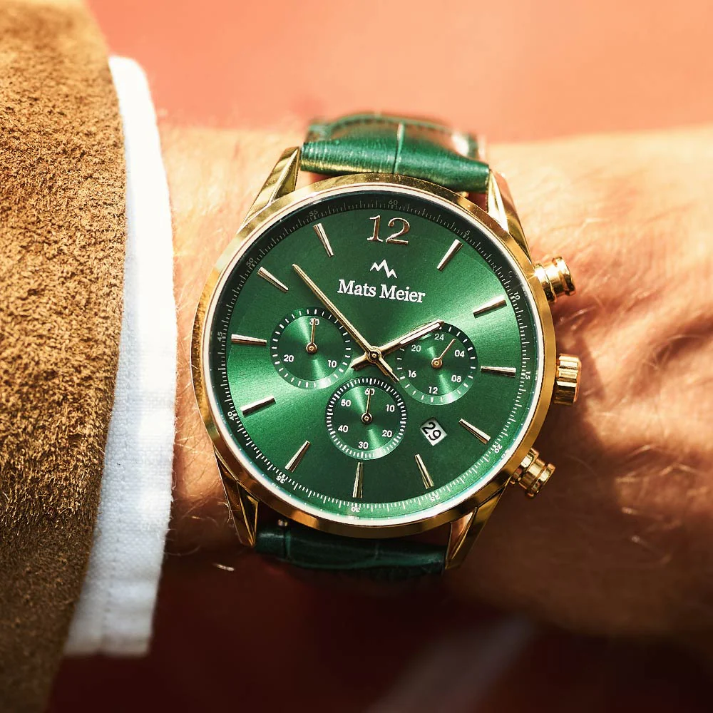 Mats Meier Grand Cornier herren Uhr Grün MM00122 - Image 3