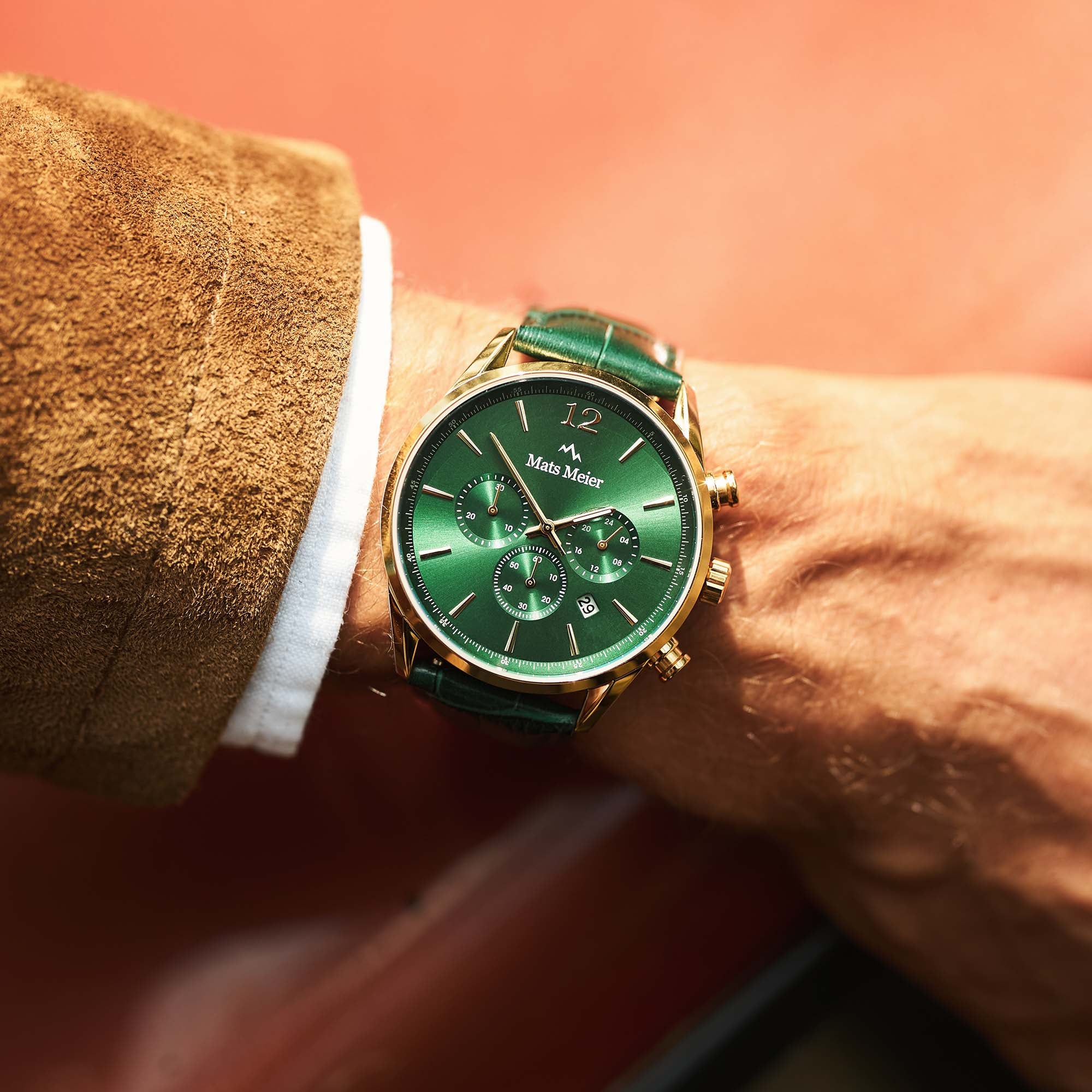 Mats Meier Grand Cornier herren Uhr Grün MM00122 - Image 4
