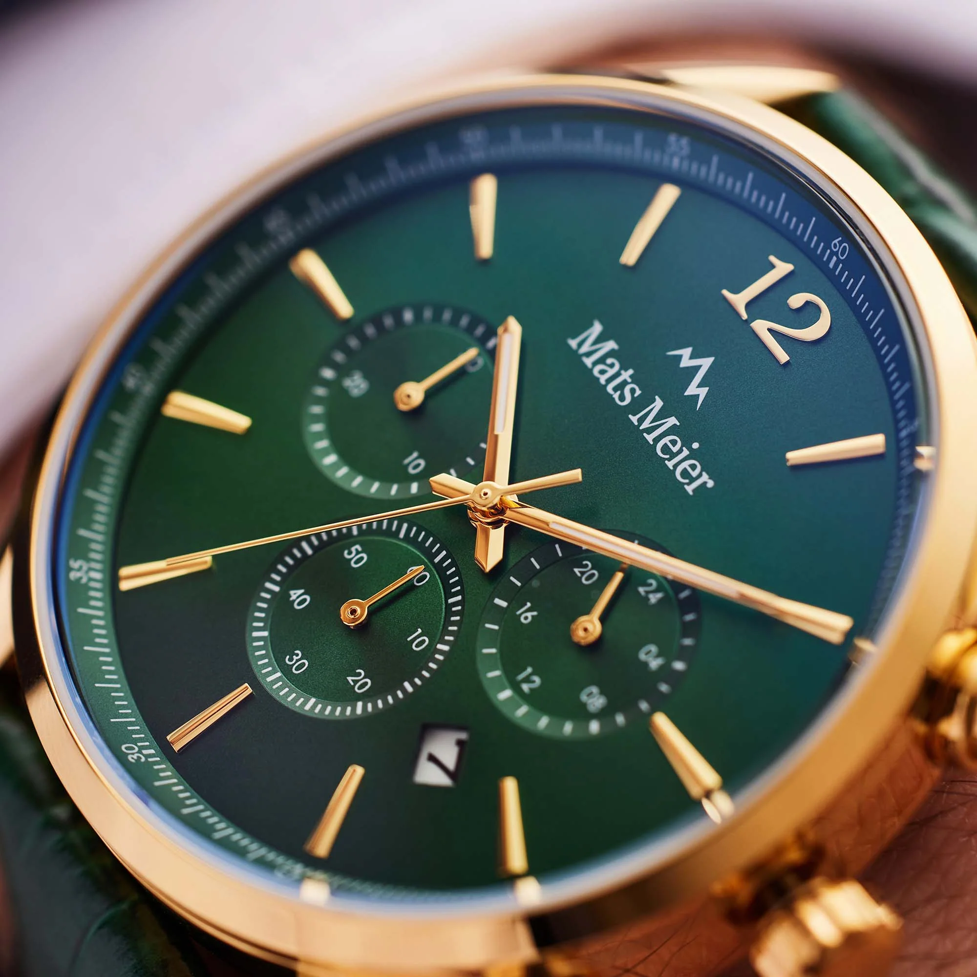 Mats Meier Grand Cornier herren Uhr Grün MM00122 - Image 6