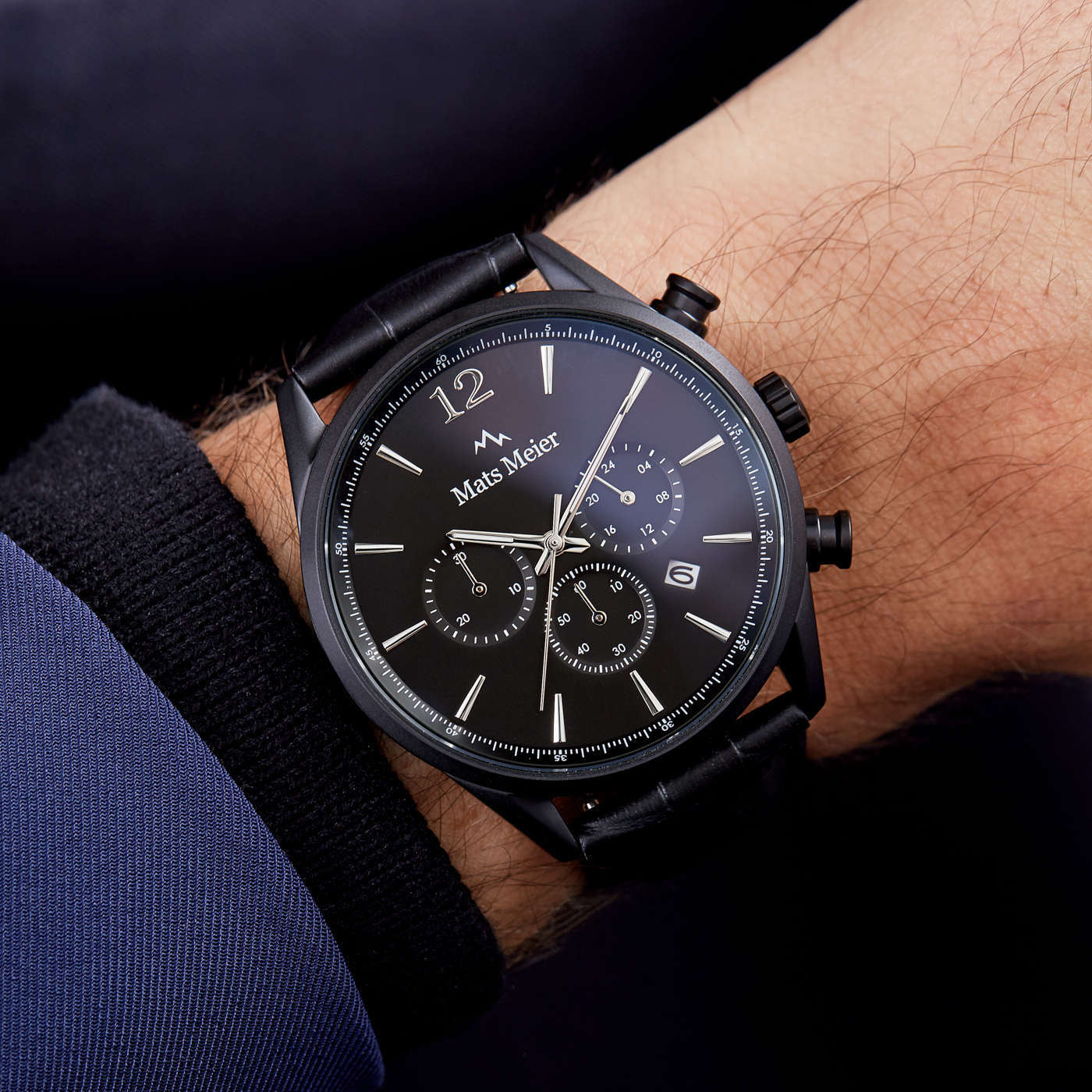 Mats Meier Grand Cornier herren Uhr Schwarz MM00102 - Image 3