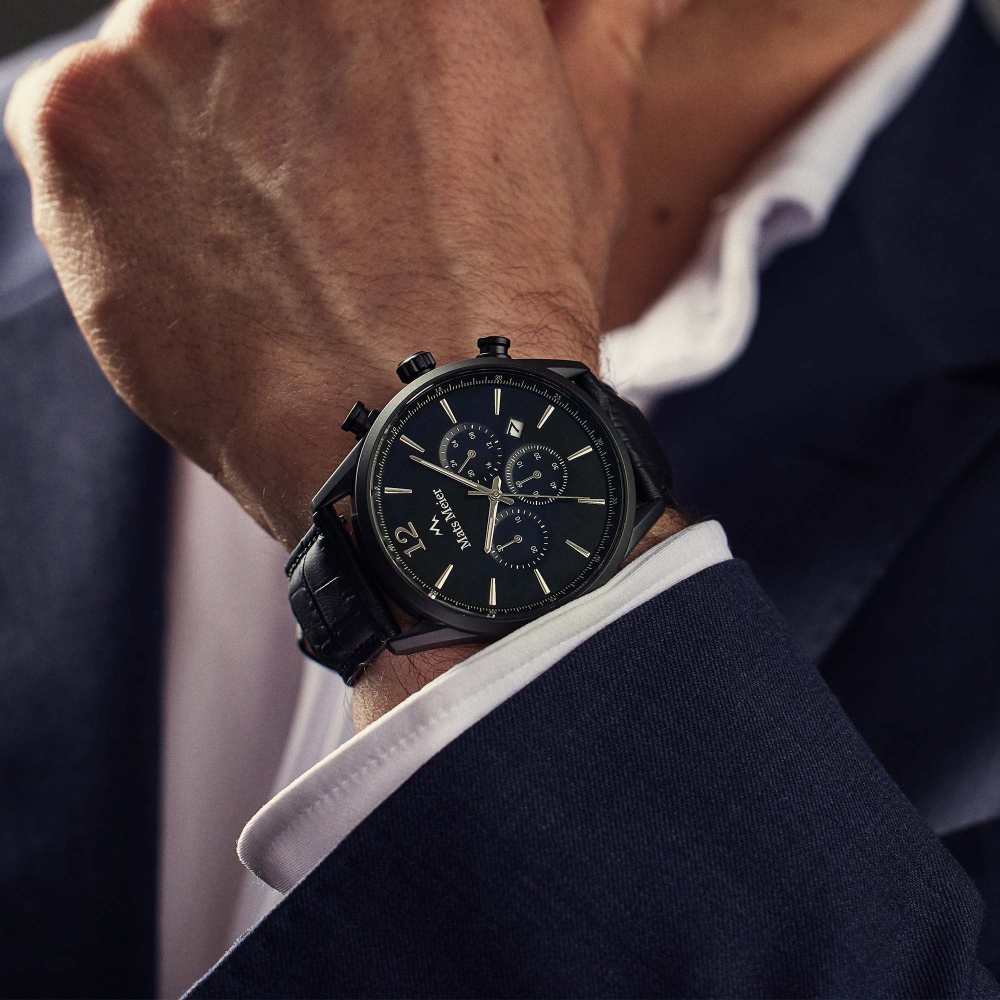 Mats Meier Grand Cornier herren Uhr Schwarz MM00102 - Image 4