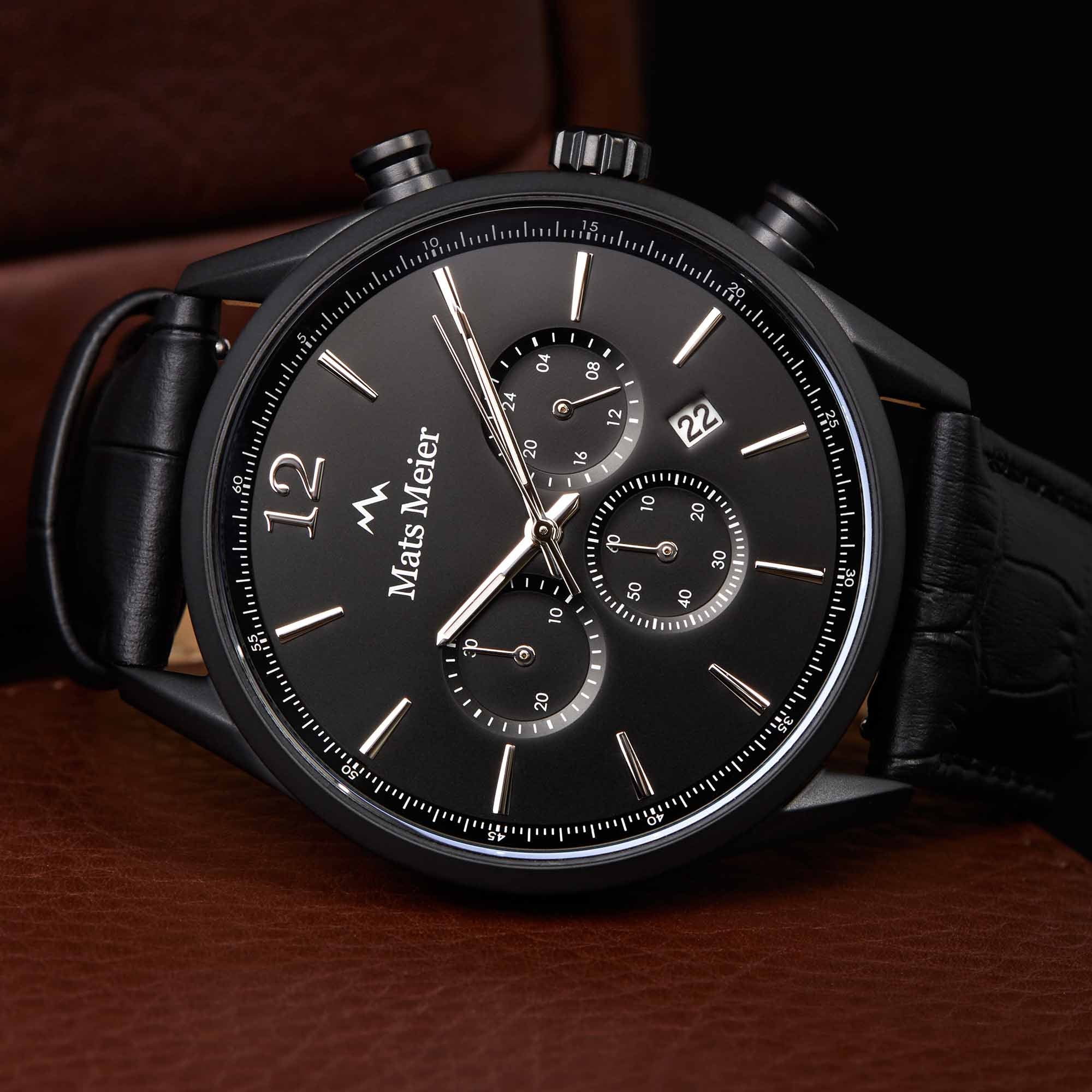 Mats Meier Grand Cornier herren Uhr Schwarz MM00102 - Image 8