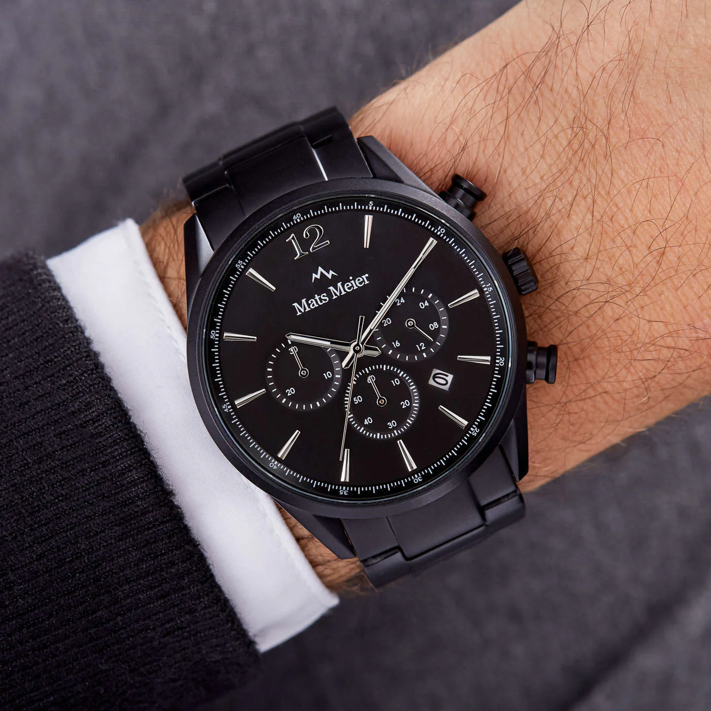 Mats Meier Grand Cornier herren Uhr Schwarz MM00109 - Image 3