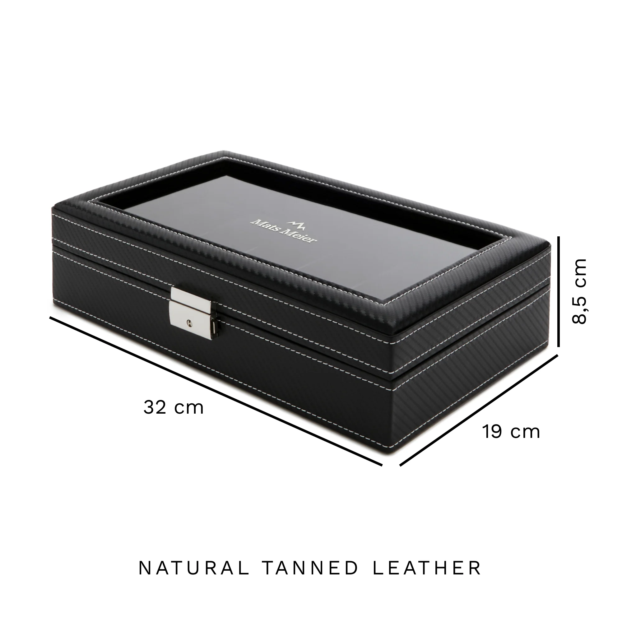 Mats Meier Mont Fort herren Uhrenbox Schwarz MM-Watchbox-1909 - Image 7