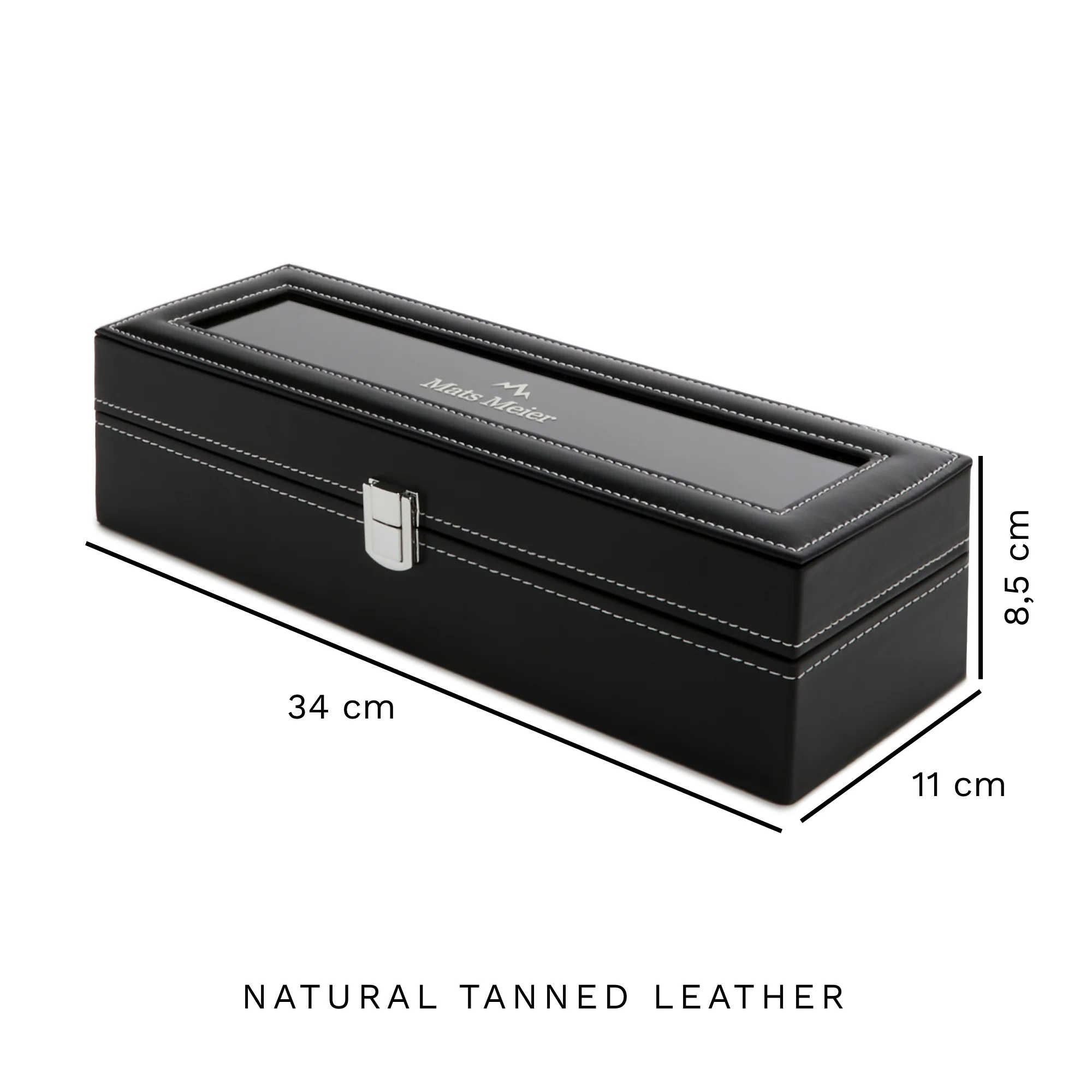 Mats Meier Mont Fort herren Uhrenbox Schwarz MM-Watchbox-1915 - Image 7