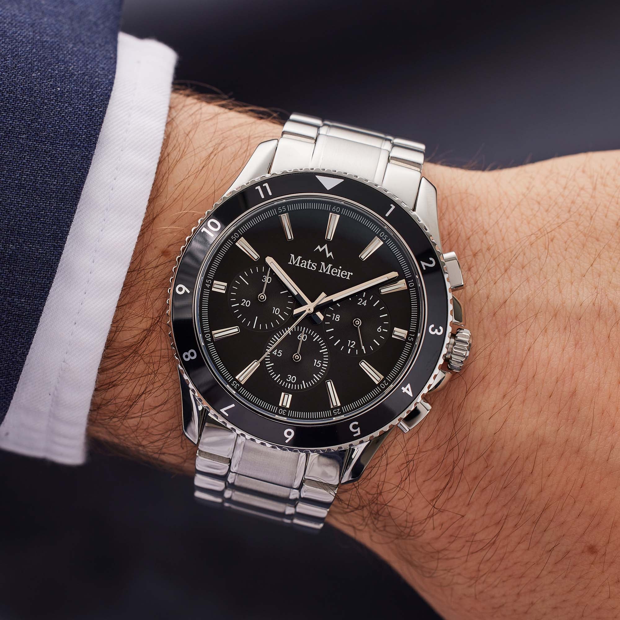 Mats Meier Ponte Dei Salti herren Uhr Silber MM00501 - Image 3