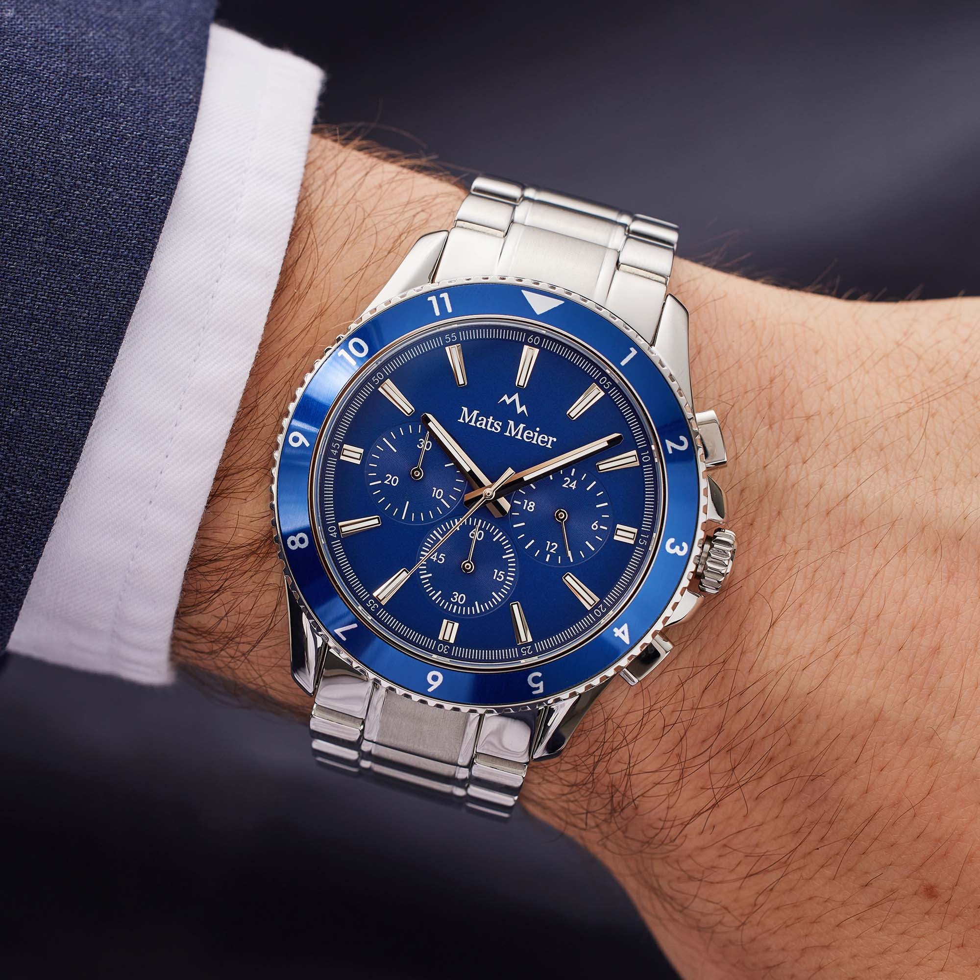 Mats Meier Ponte Dei Salti herren Uhr Silber MM00506 - Image 2