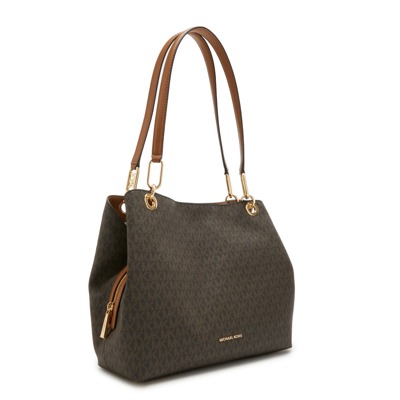 Michael Kors Kensington Schultertasche Braun 30F3G8KT7B-252 - Image 3