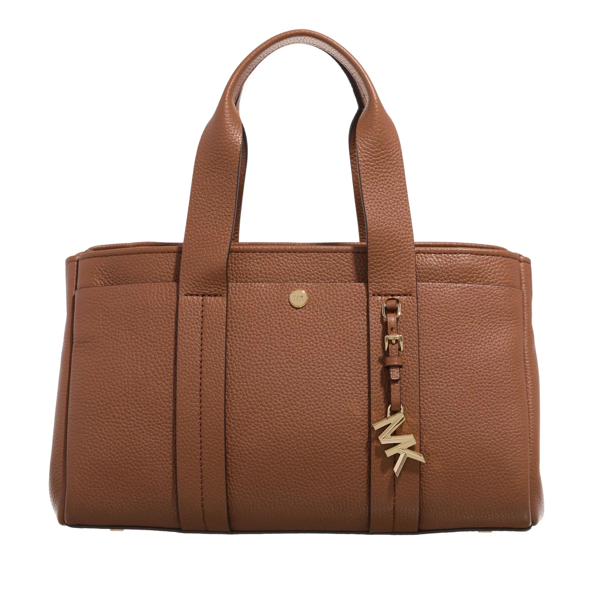 Michael Kors Romee Brown Leather Bowling bag 2001-A0542942