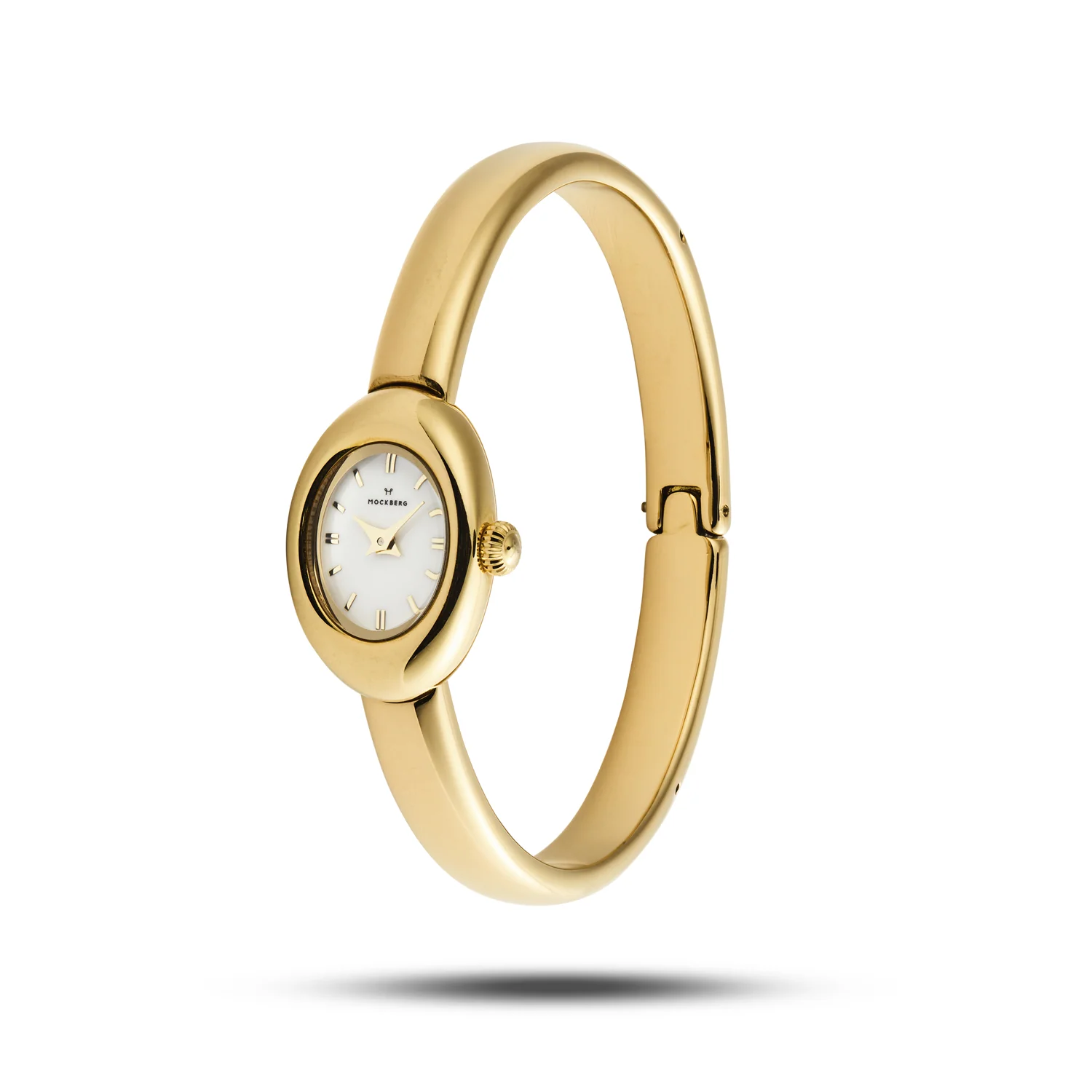 Mockberg Belle Oval Petite Gold Large Bangle Women's Watch MB1771 - Image 2