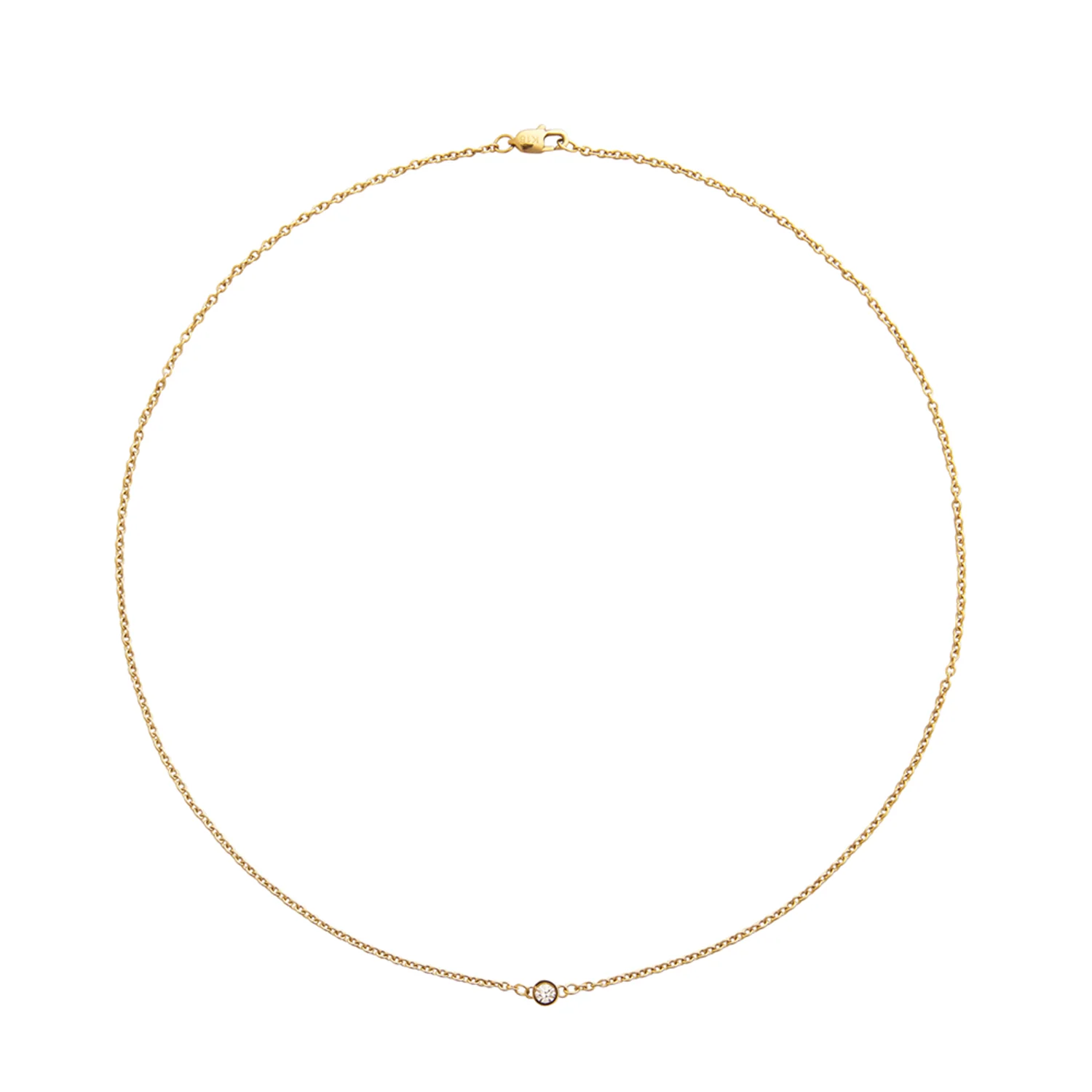 Mockberg Thin Diamond Necklace MO560