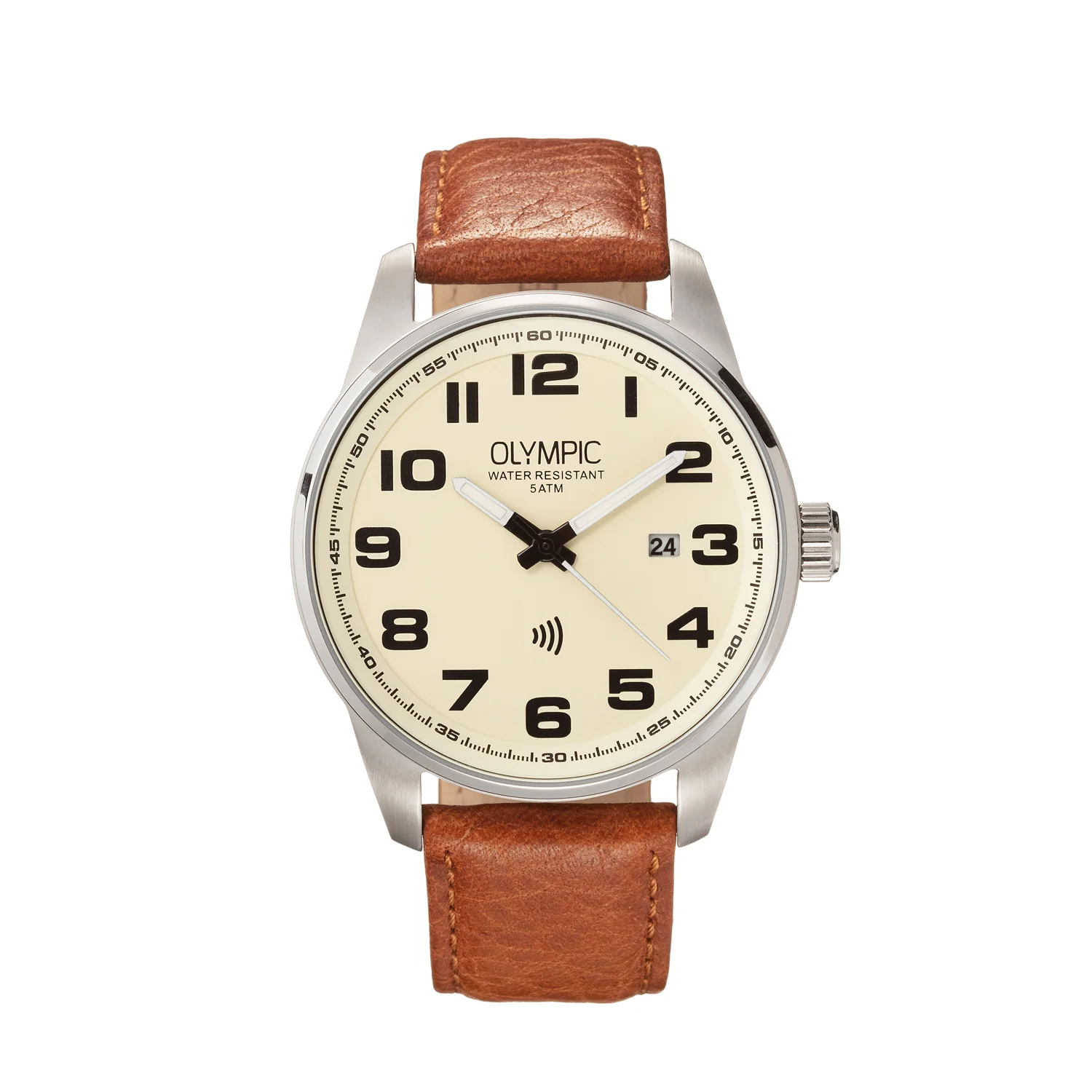 Olympic David Cream Men's Watch 2002-OL89HSL049